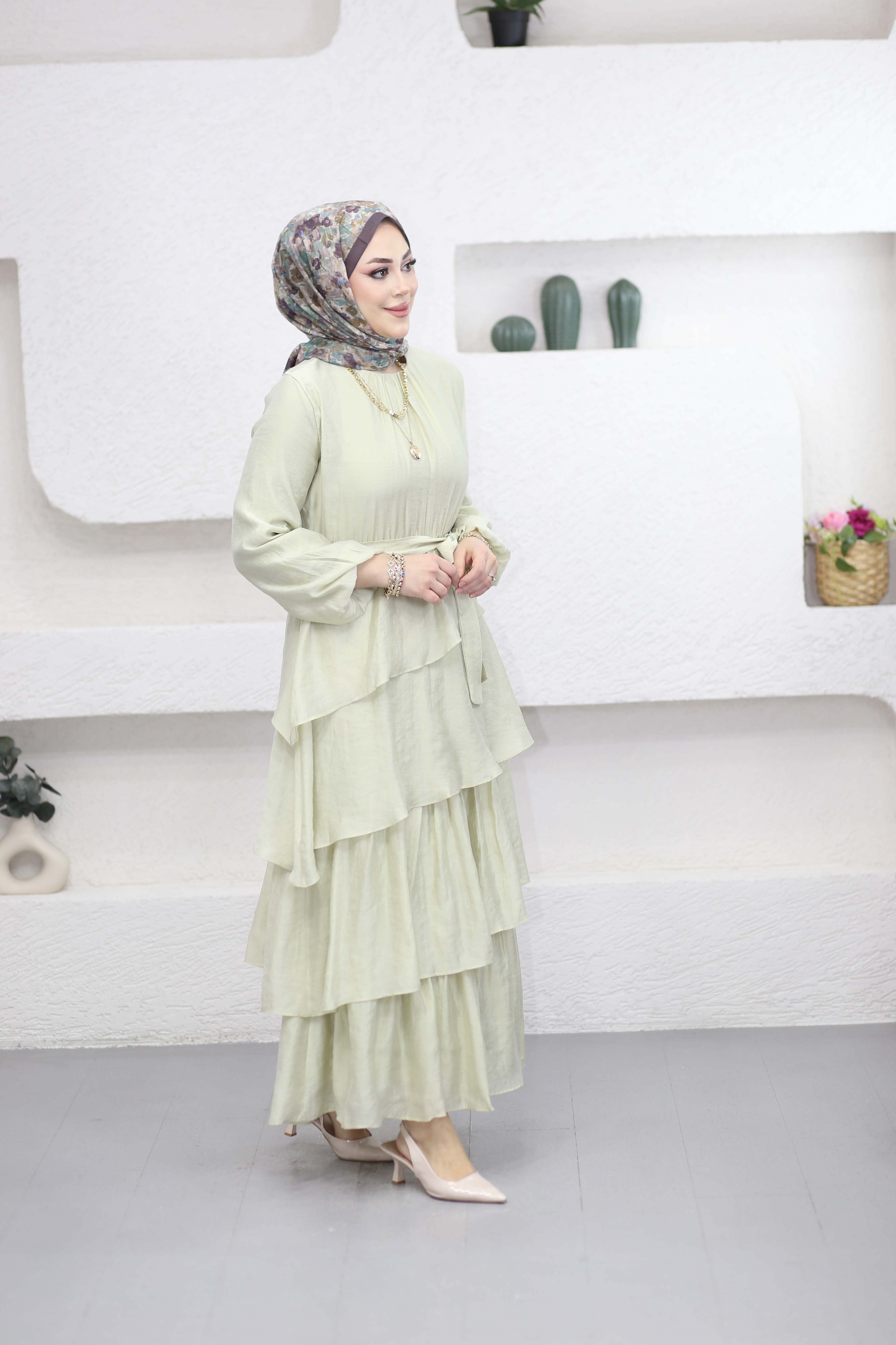 Kat kat Elbise Mint 1643