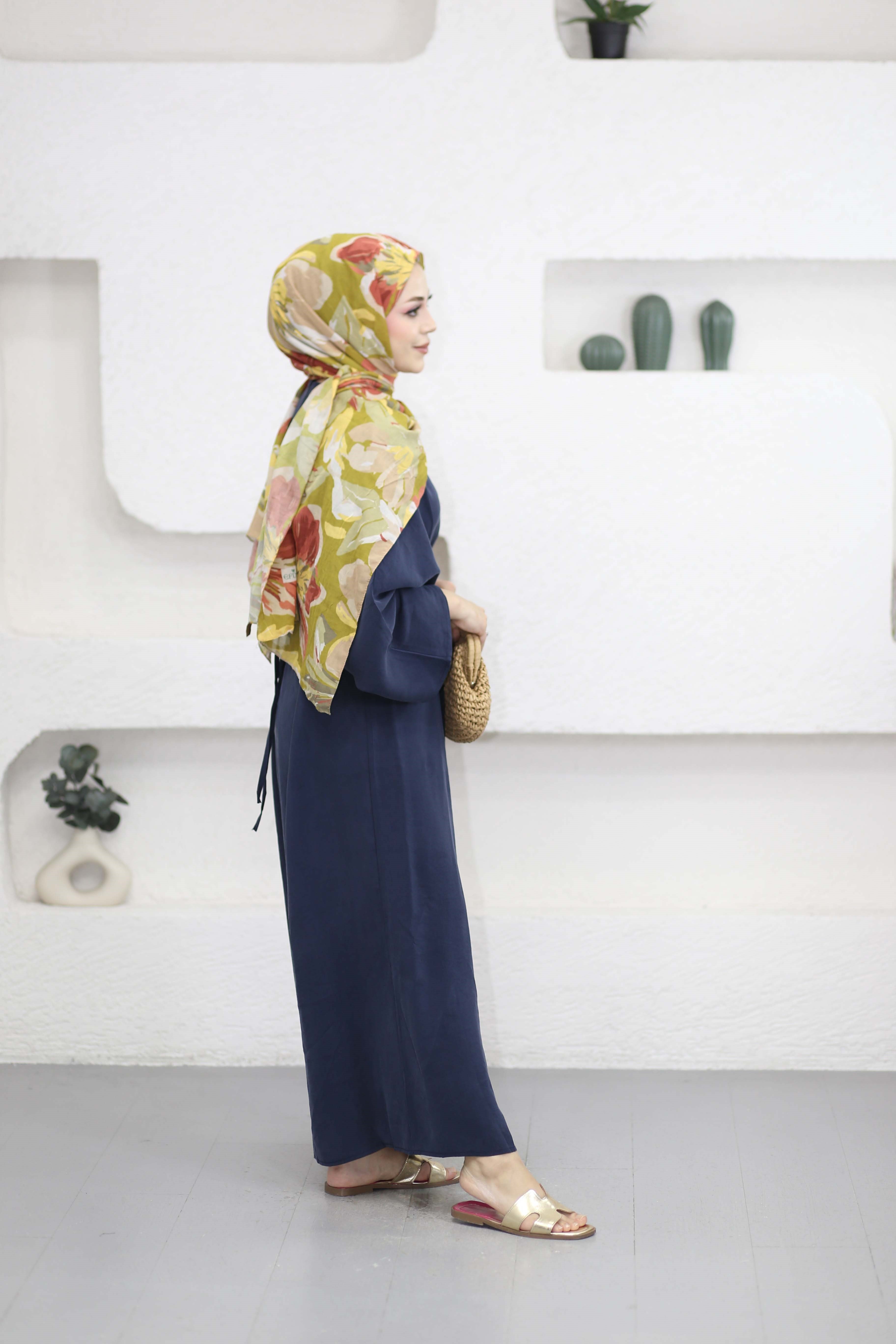 Beyza Elbise Lacivert 238