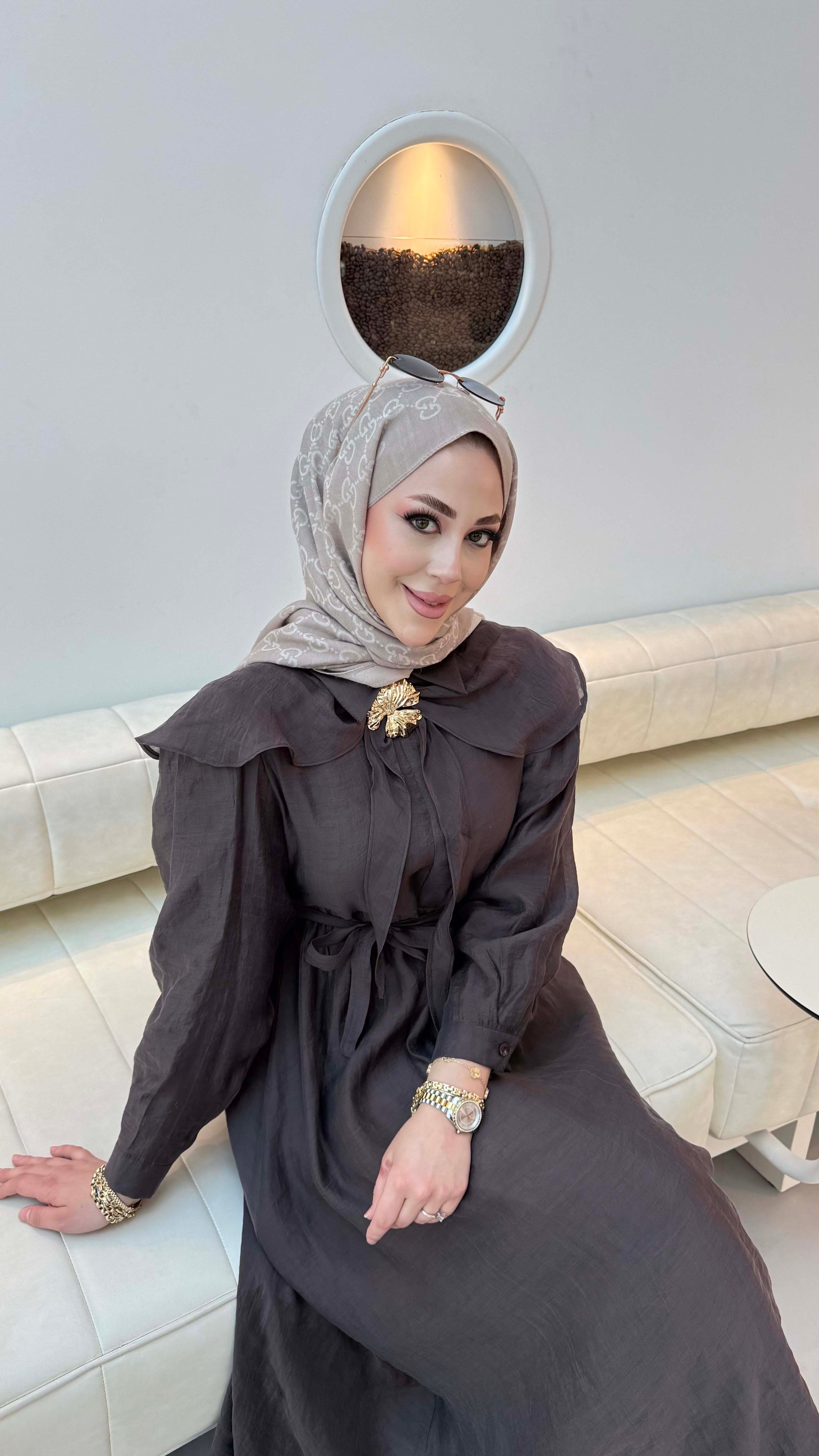 Mısır Elbise Kahverengi 1254