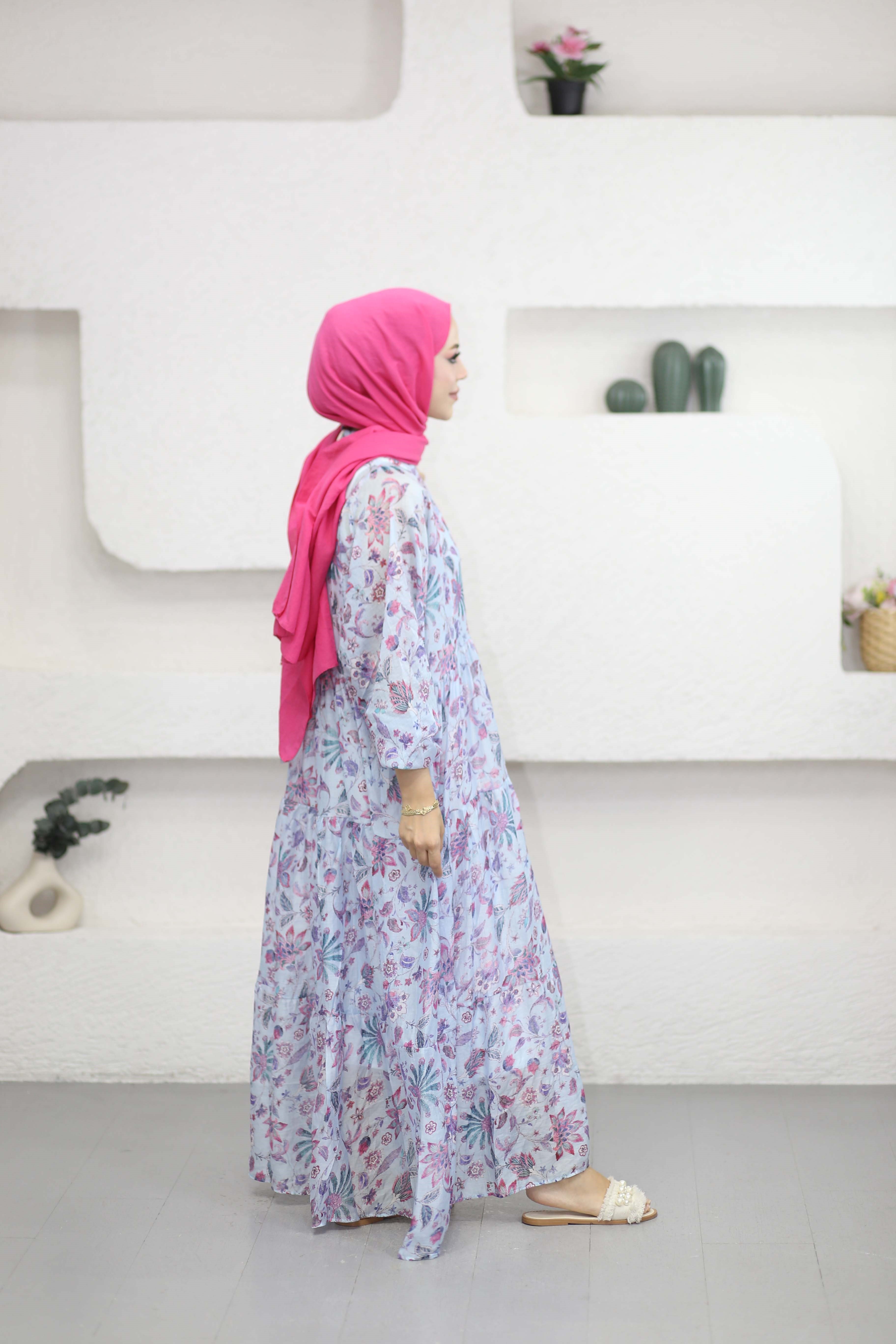 Asos Elbise Bebe Mavi 5226