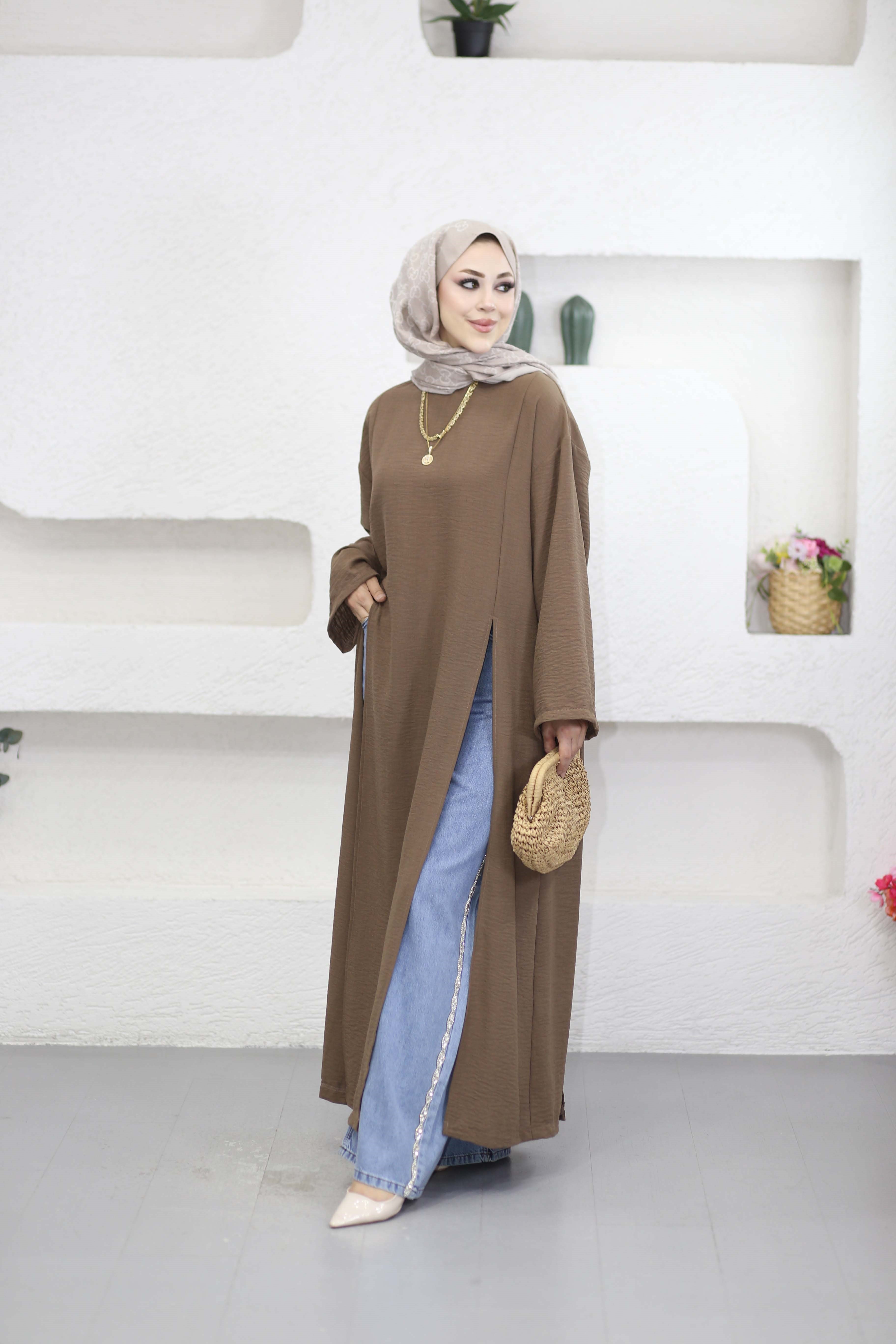 Berrin Tunik Kahverengi 8494