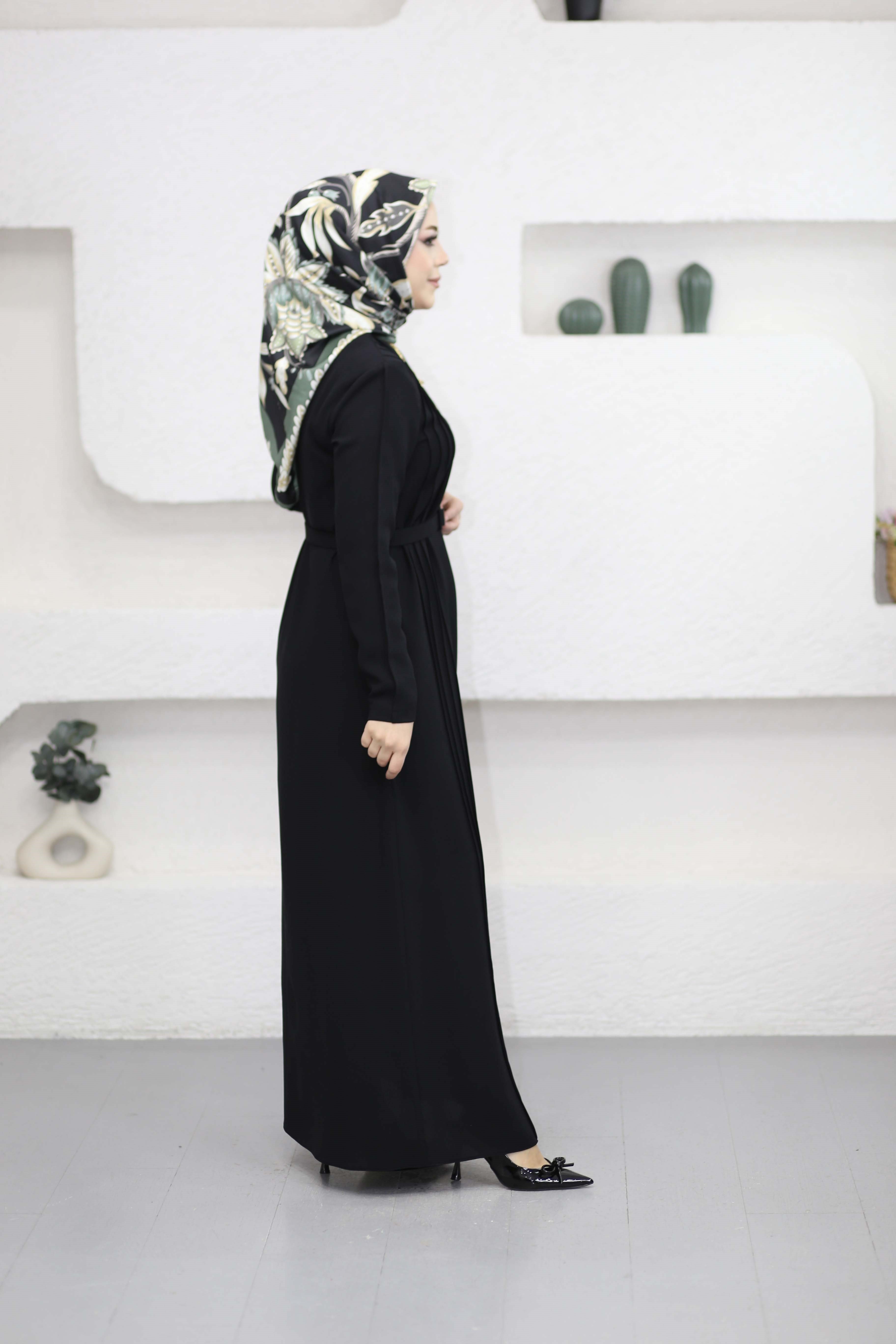 Ferda Elbise Siyah 9017