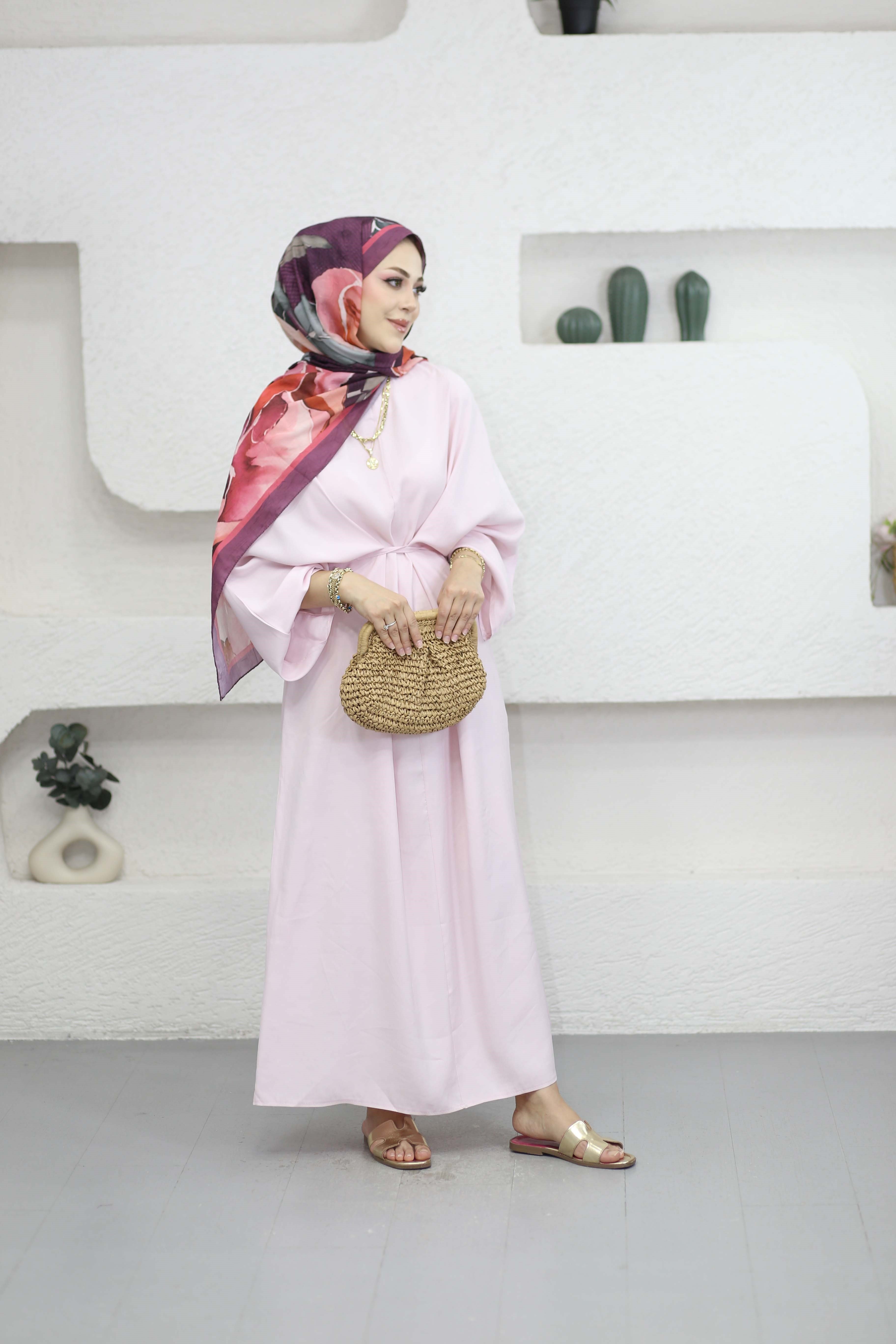Beyza Elbise Pudra 238