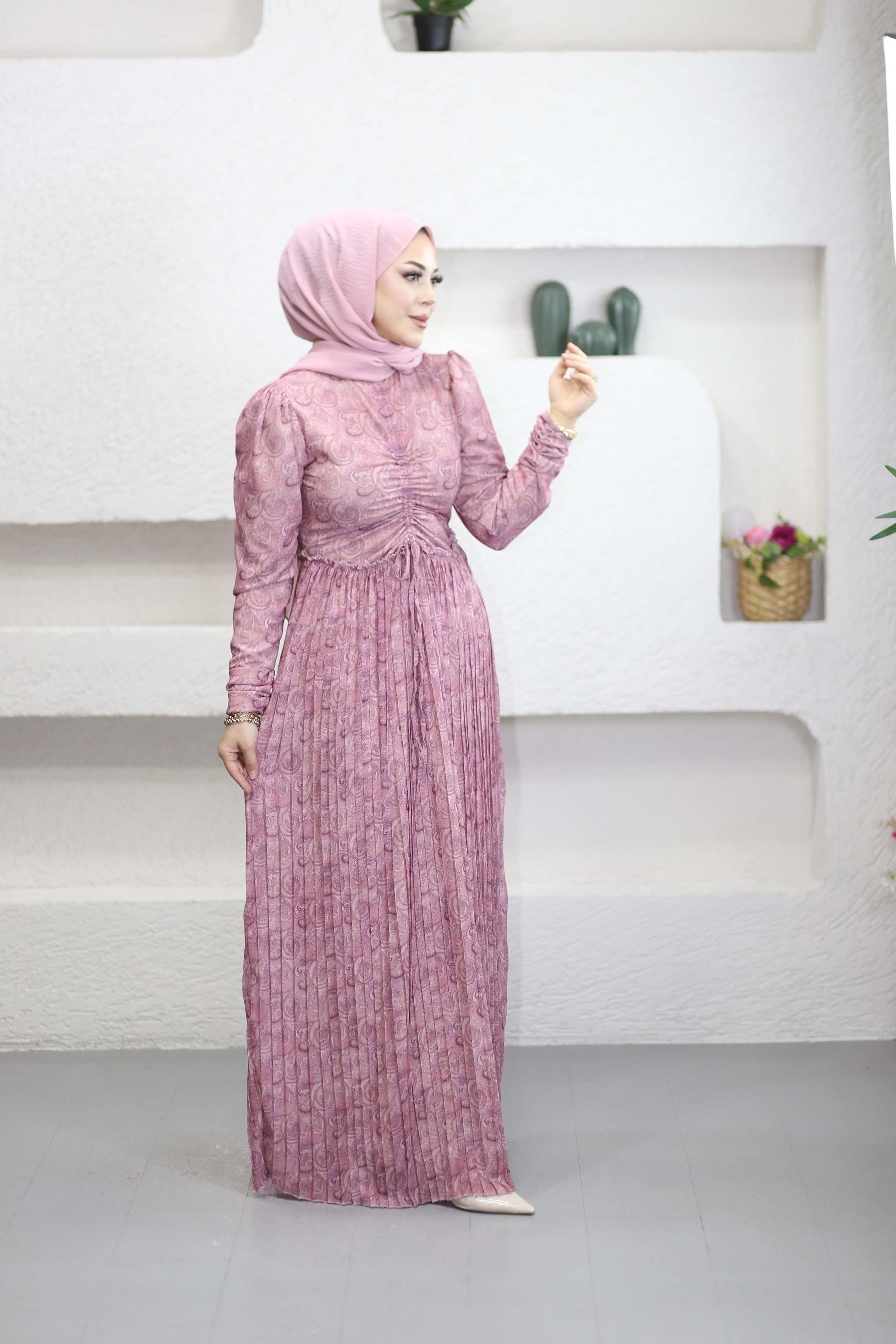 Qalve Elbise Pudra 546