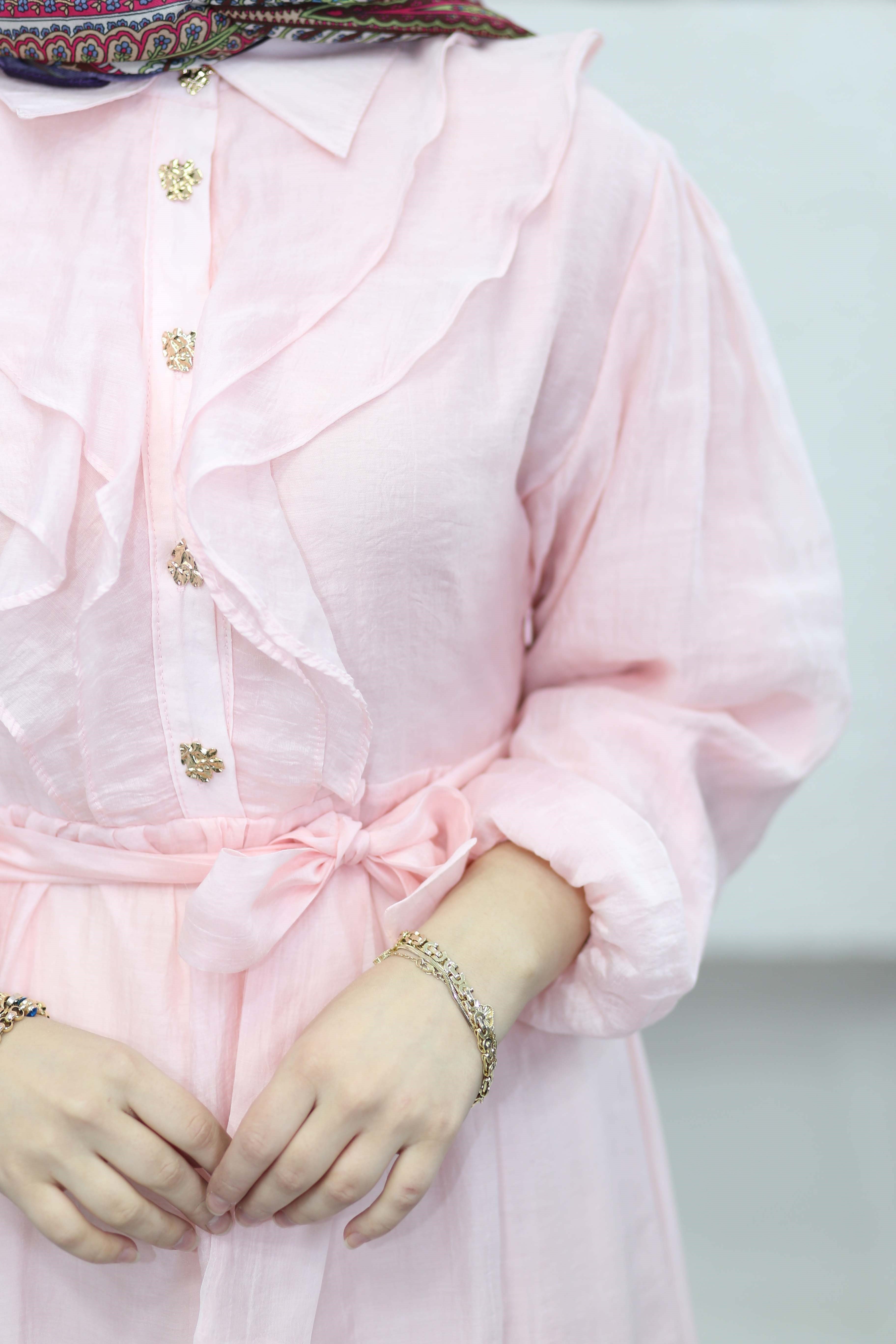 Şura Elbise Pembe 1303