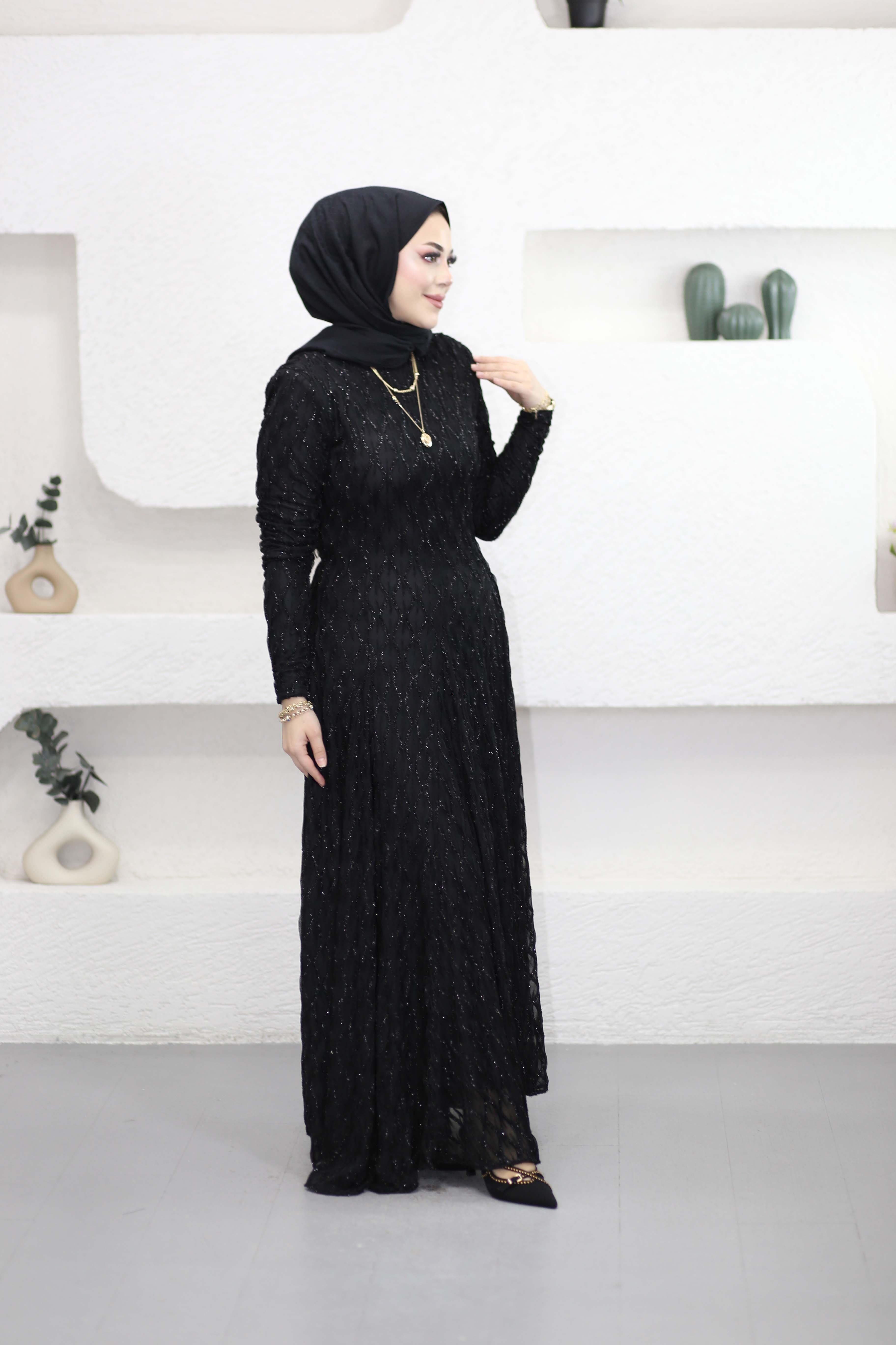 Yeşim Elbise Siyah 6562