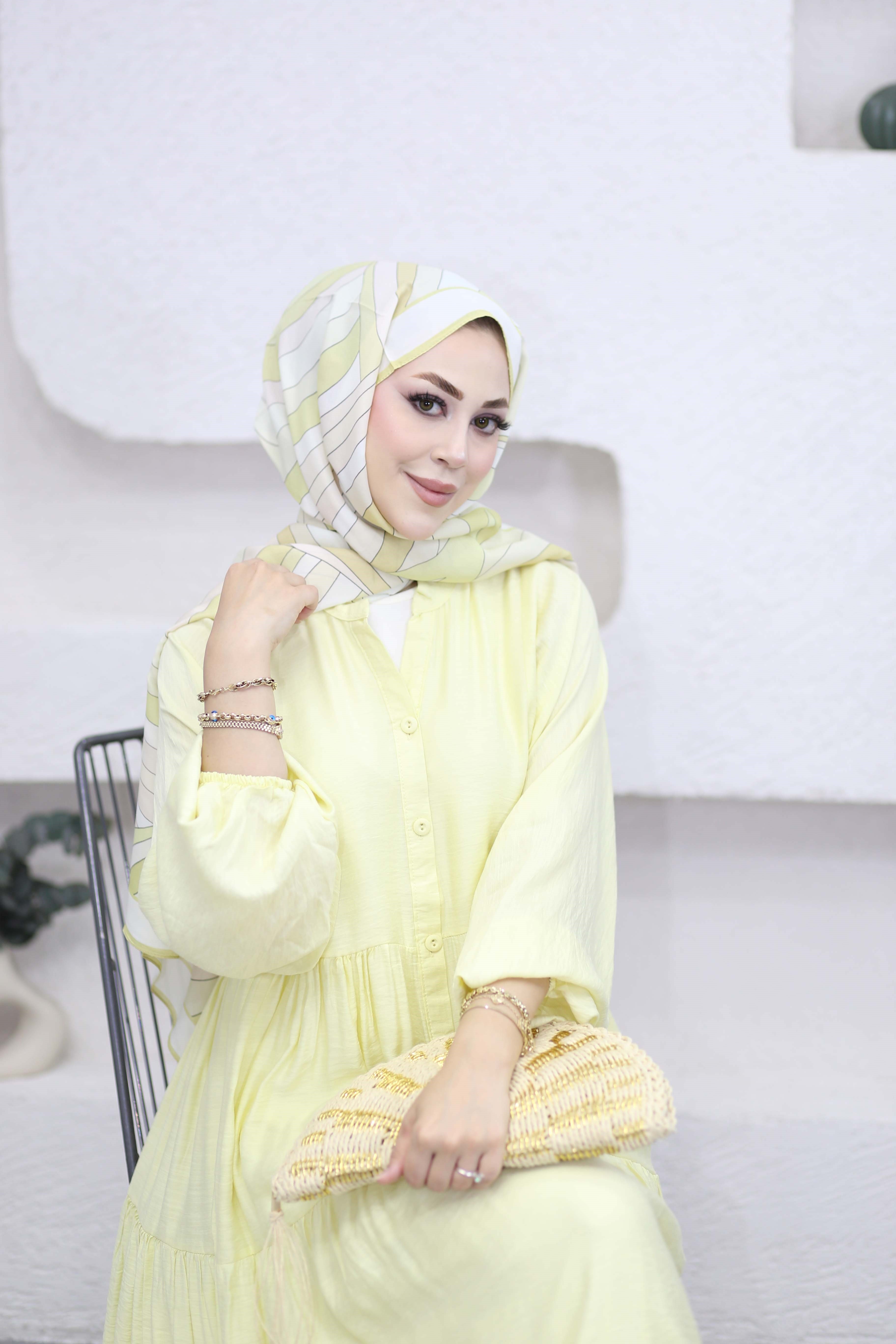 Pınar Elbise Sarı 2512