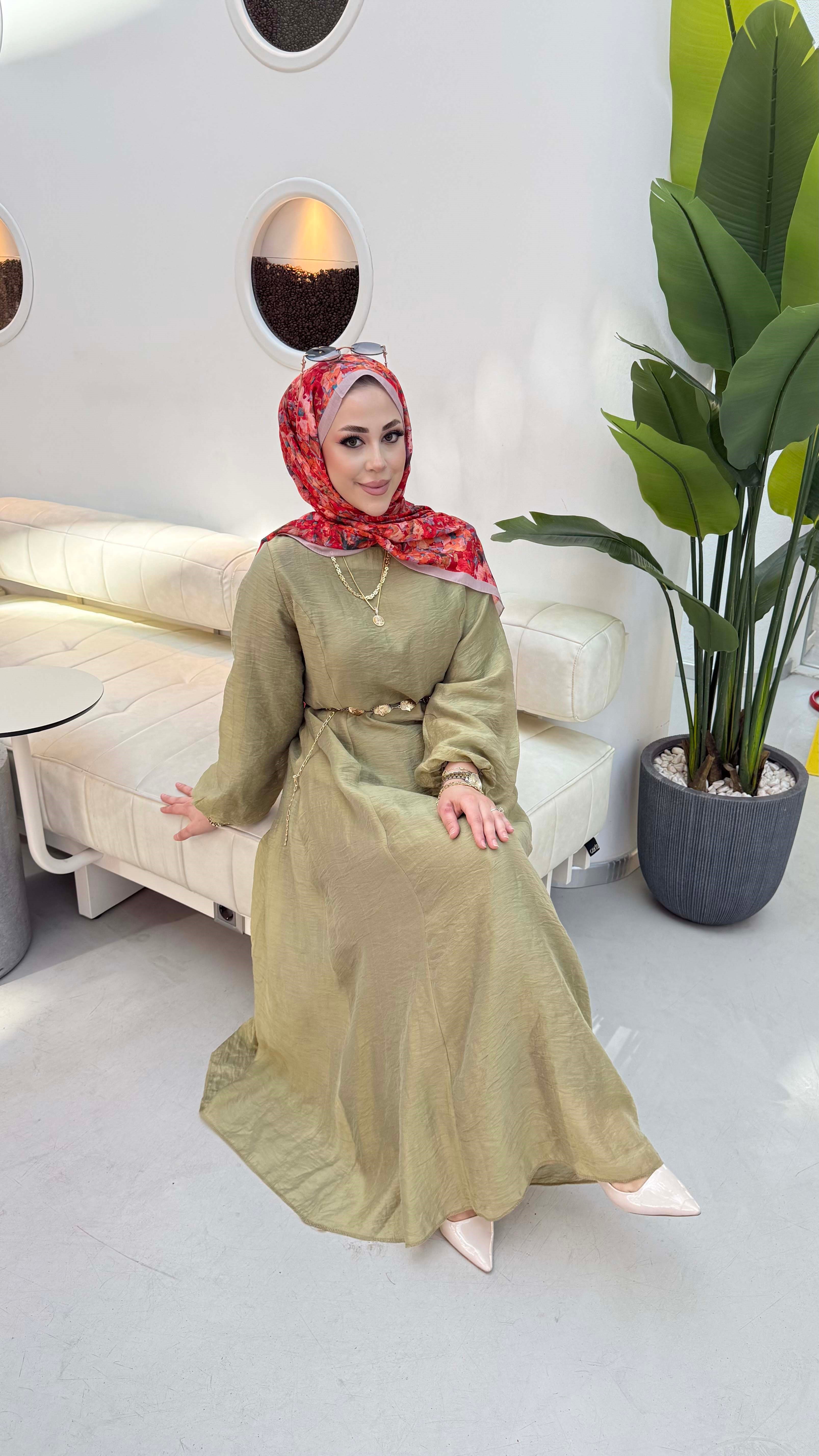 Esso Elbise Yeşil 25138