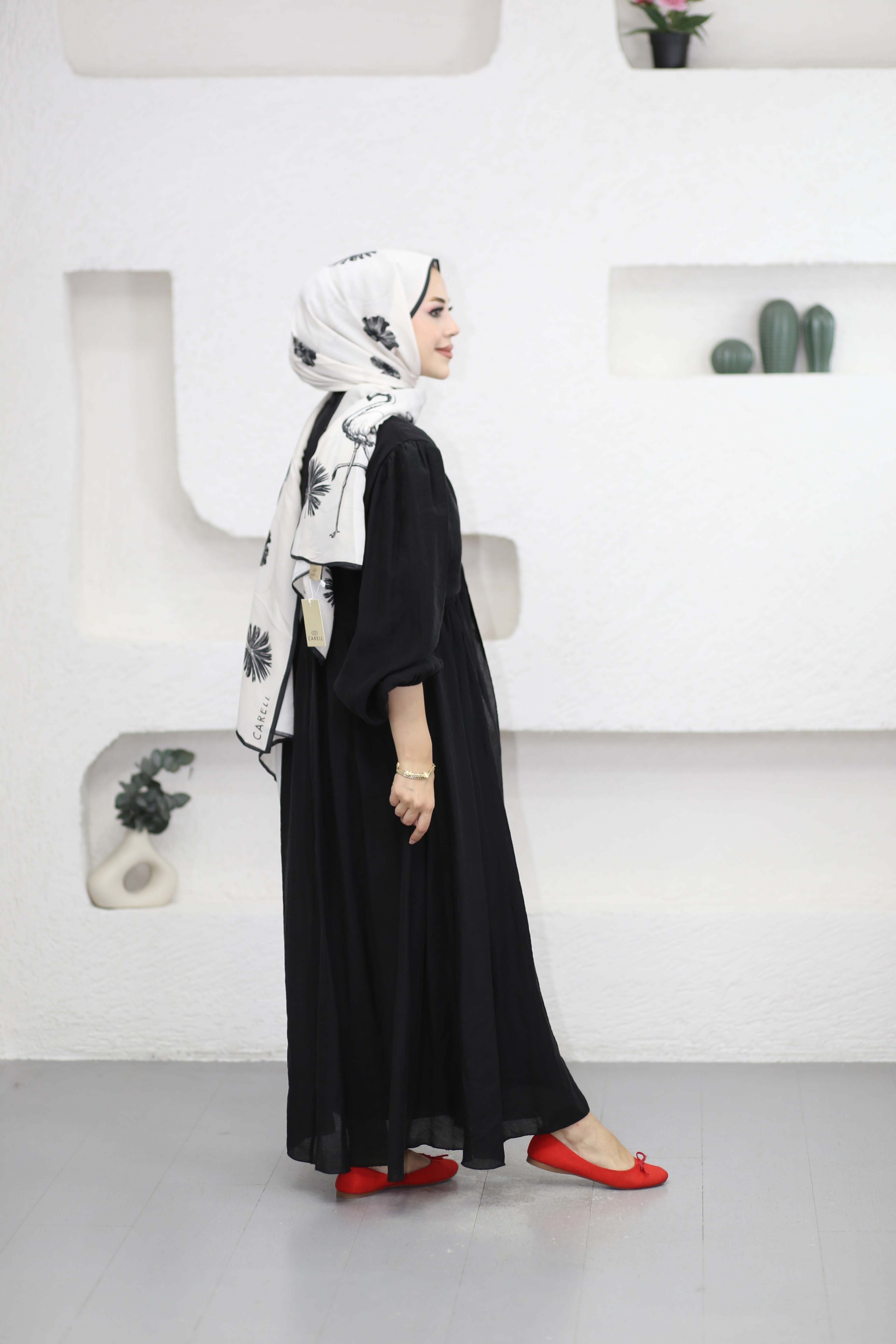 Lilyum Elbise Siyah 5533