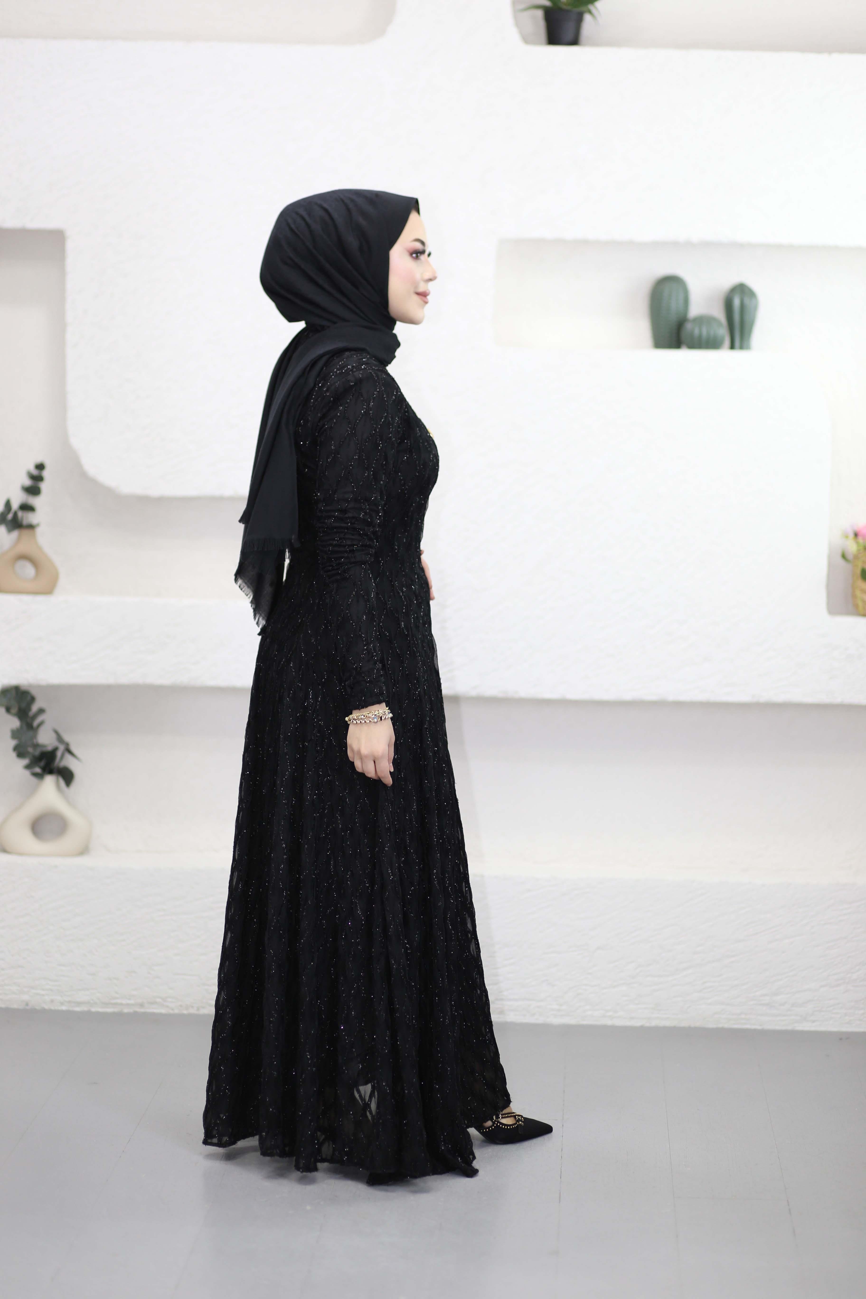 Yeşim Elbise Siyah 6562