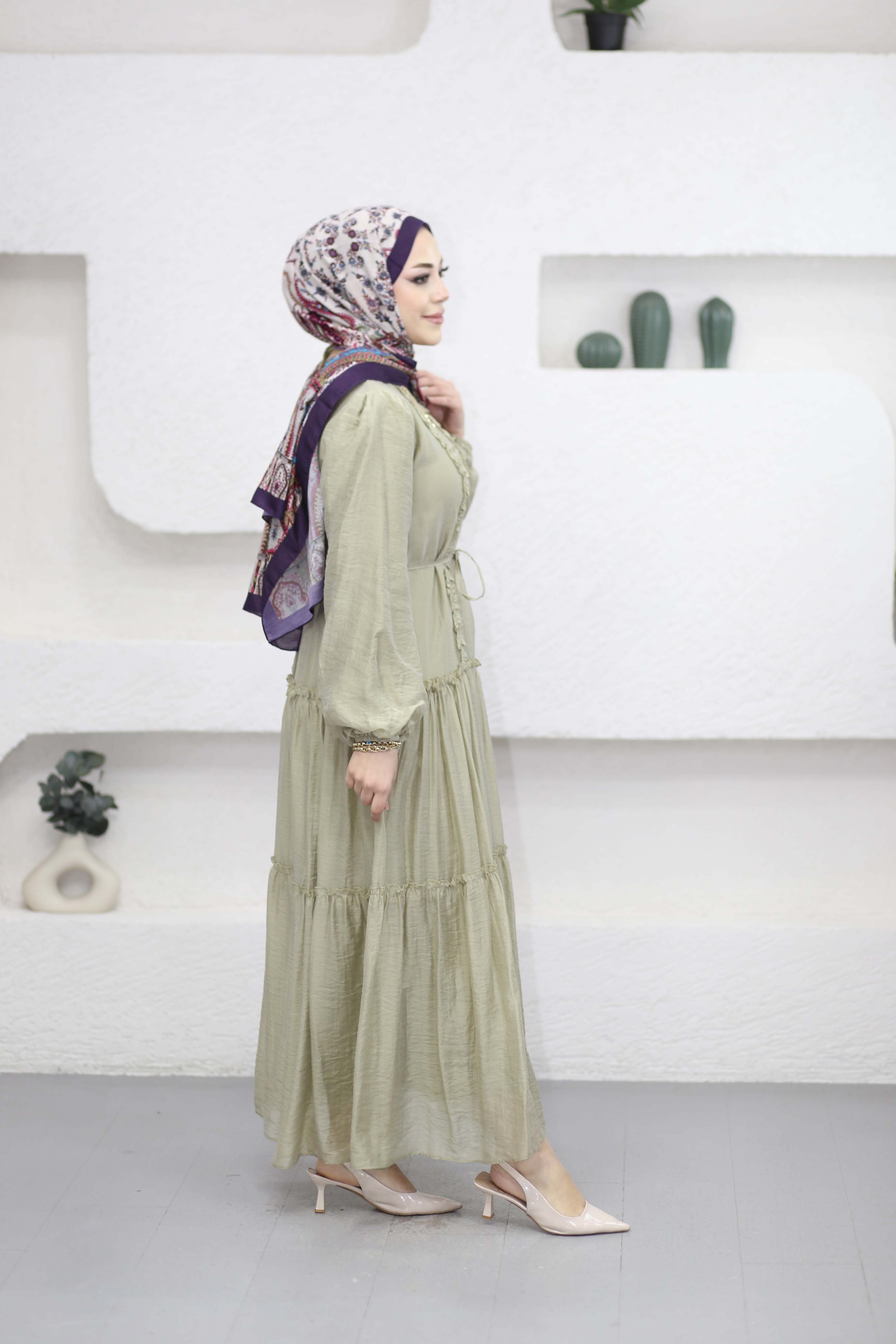 Miss Elbise Çağla Yeşili 1648