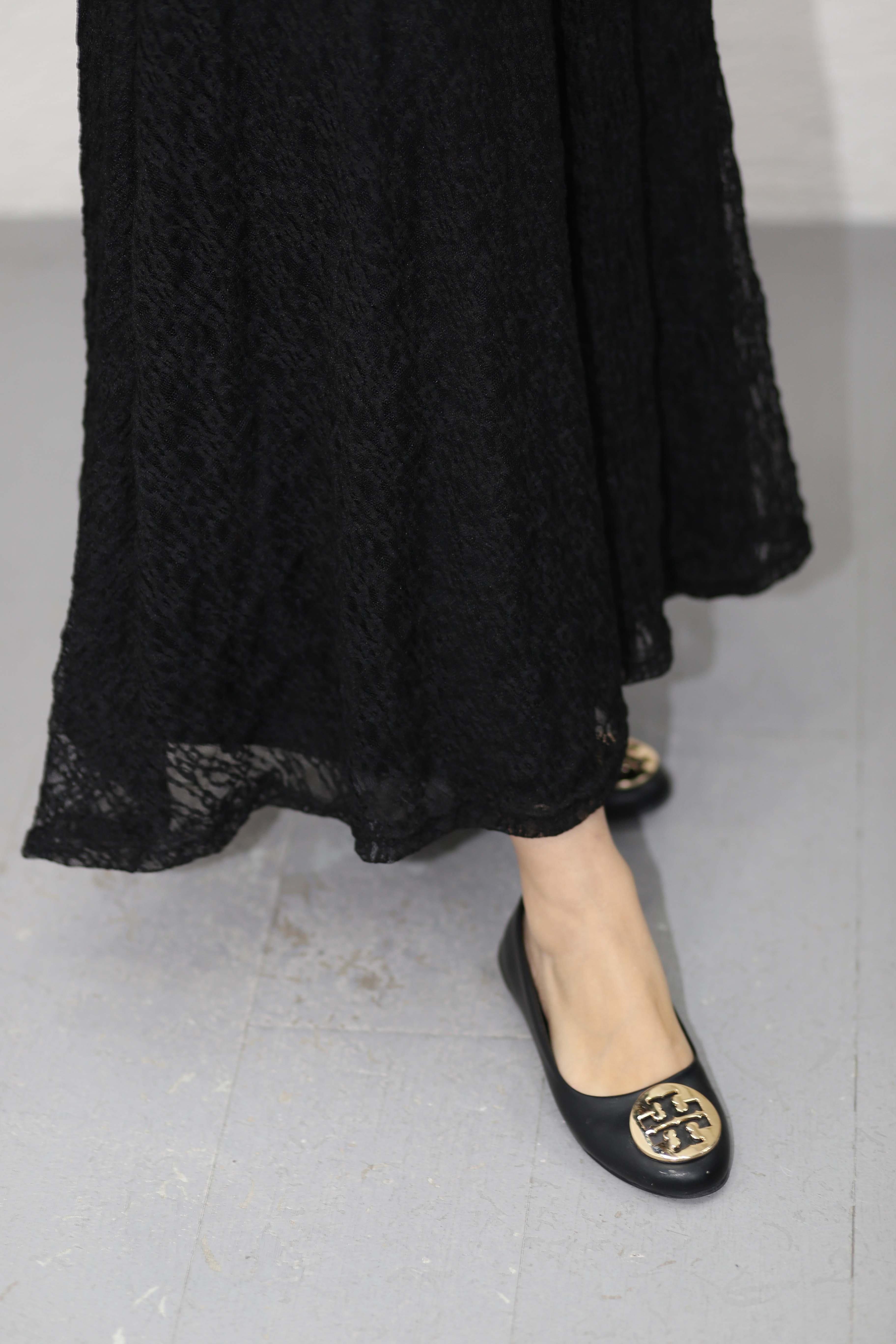 Dantelli Etek Siyah 30052