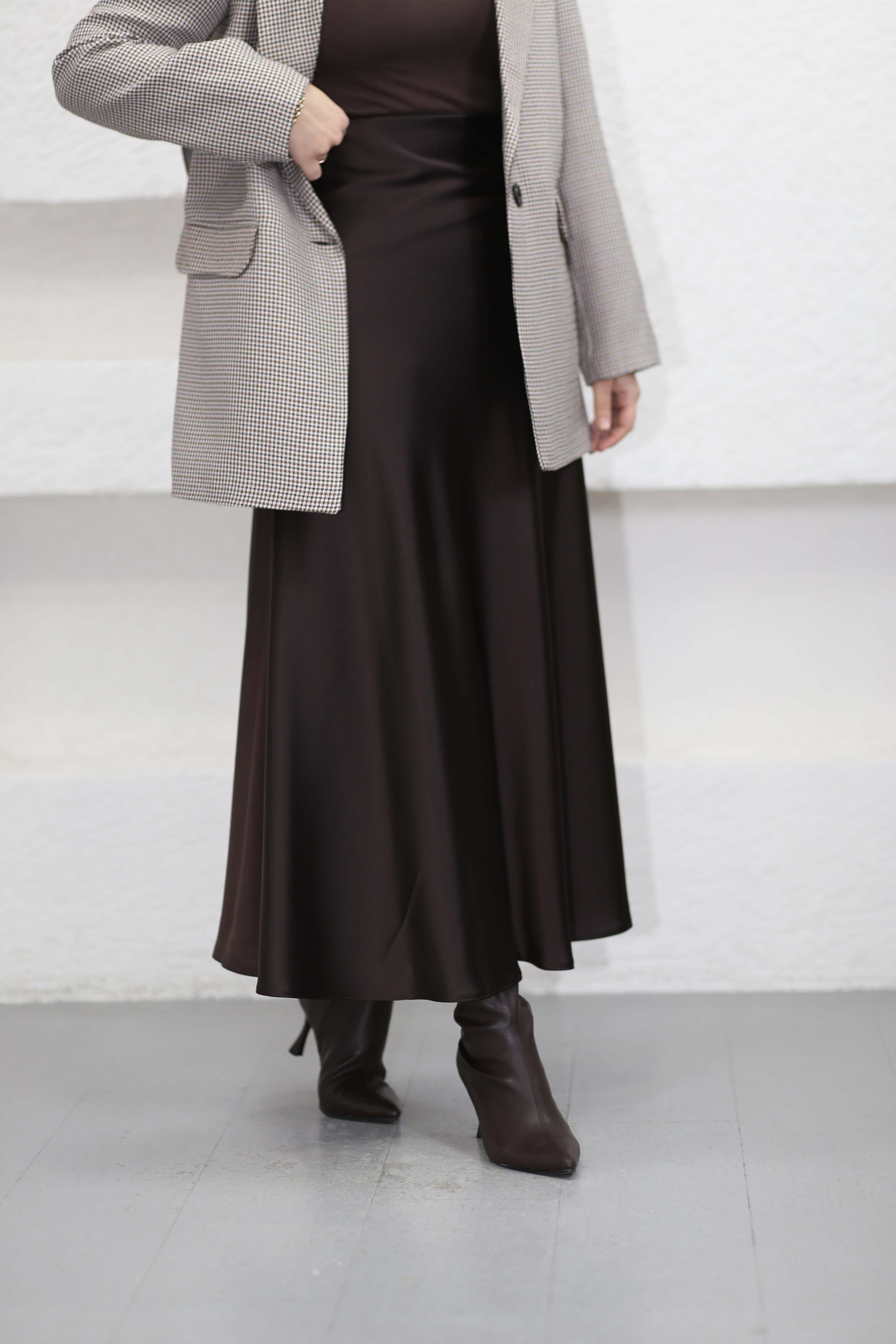 Saten Etek Kahverengi 447