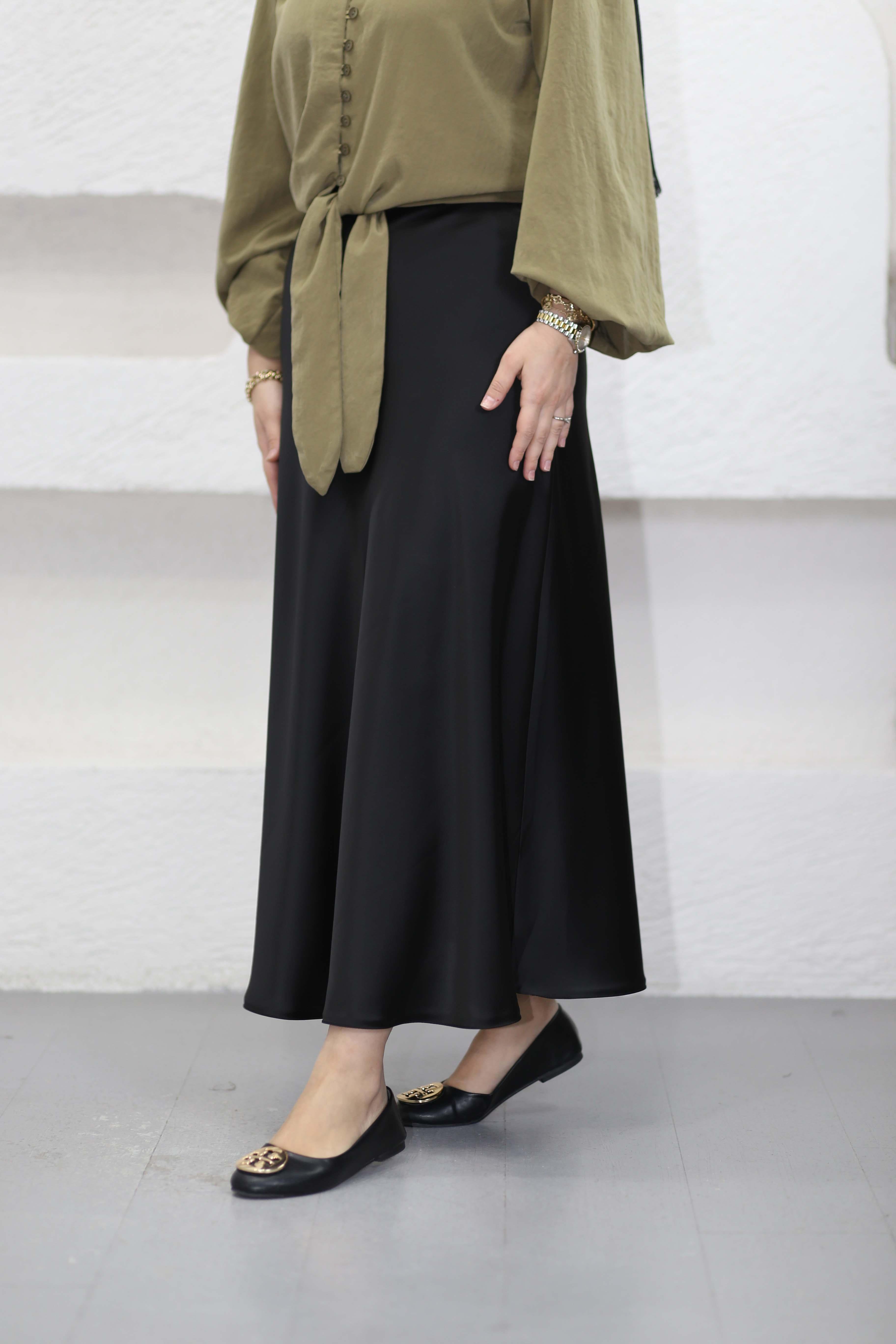 Saten Etek Siyah 447