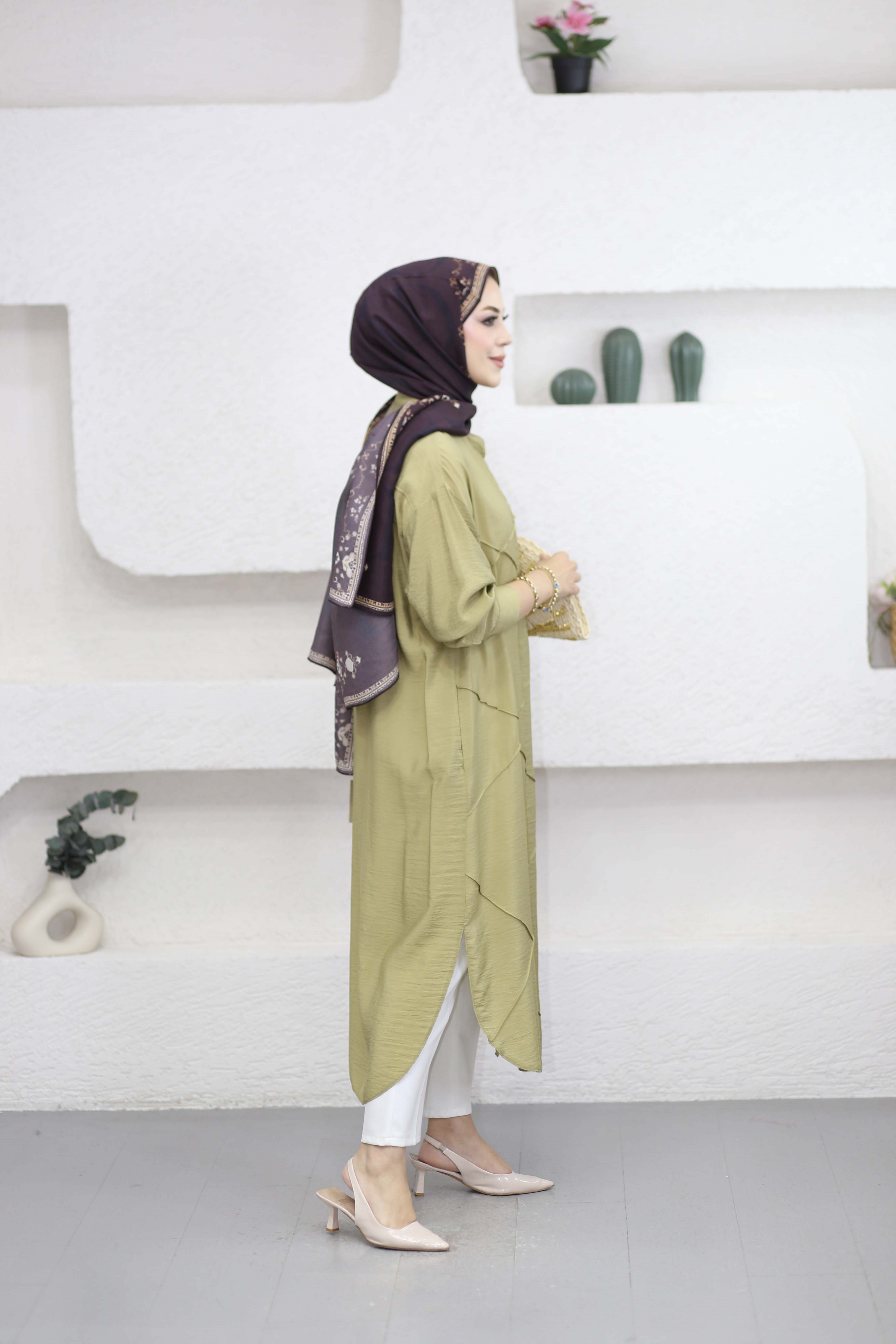 Nowan Tunik Yağ Yeşili 2931