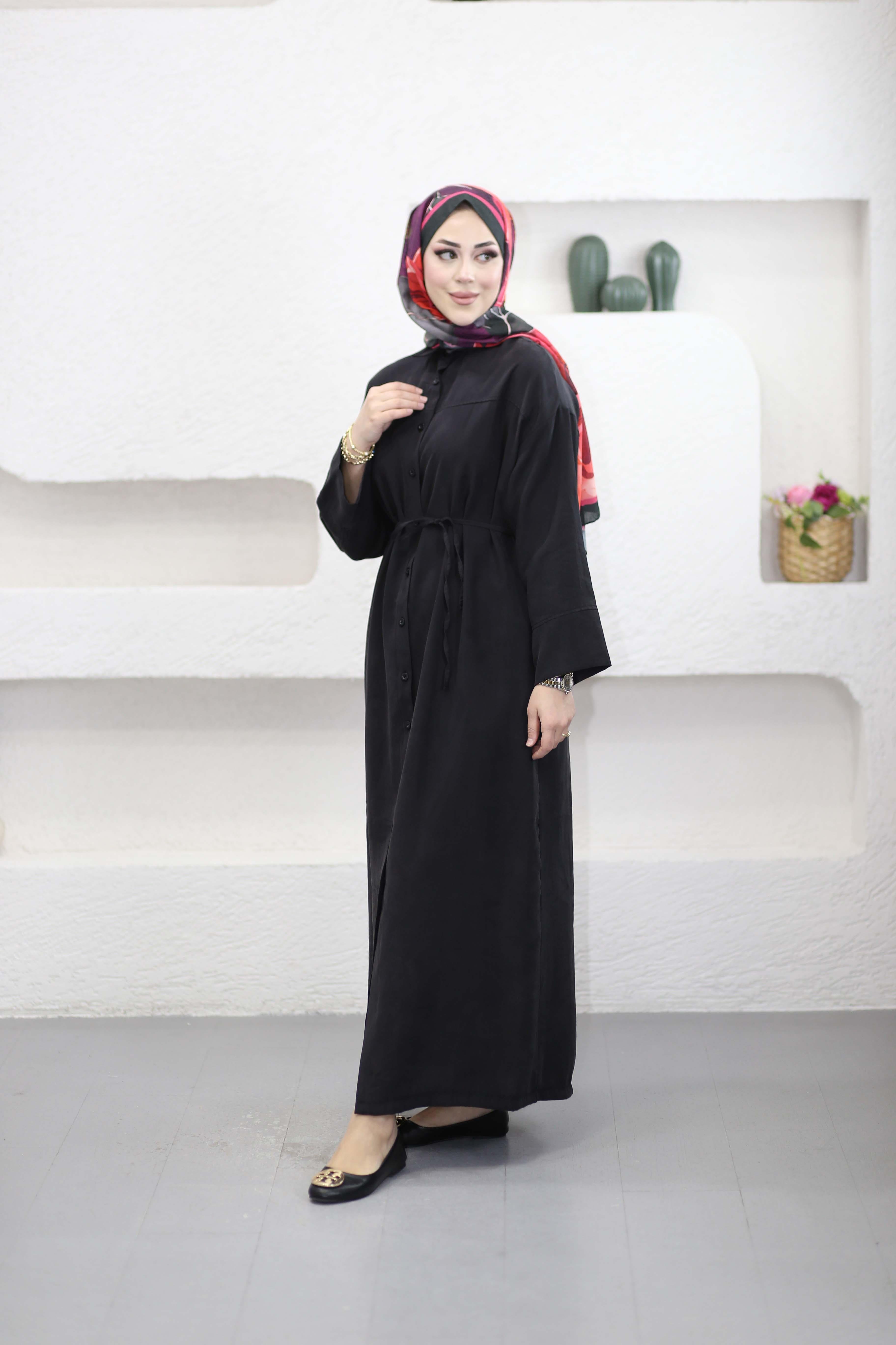 Oversize Tesla Tunik Siyah 2073