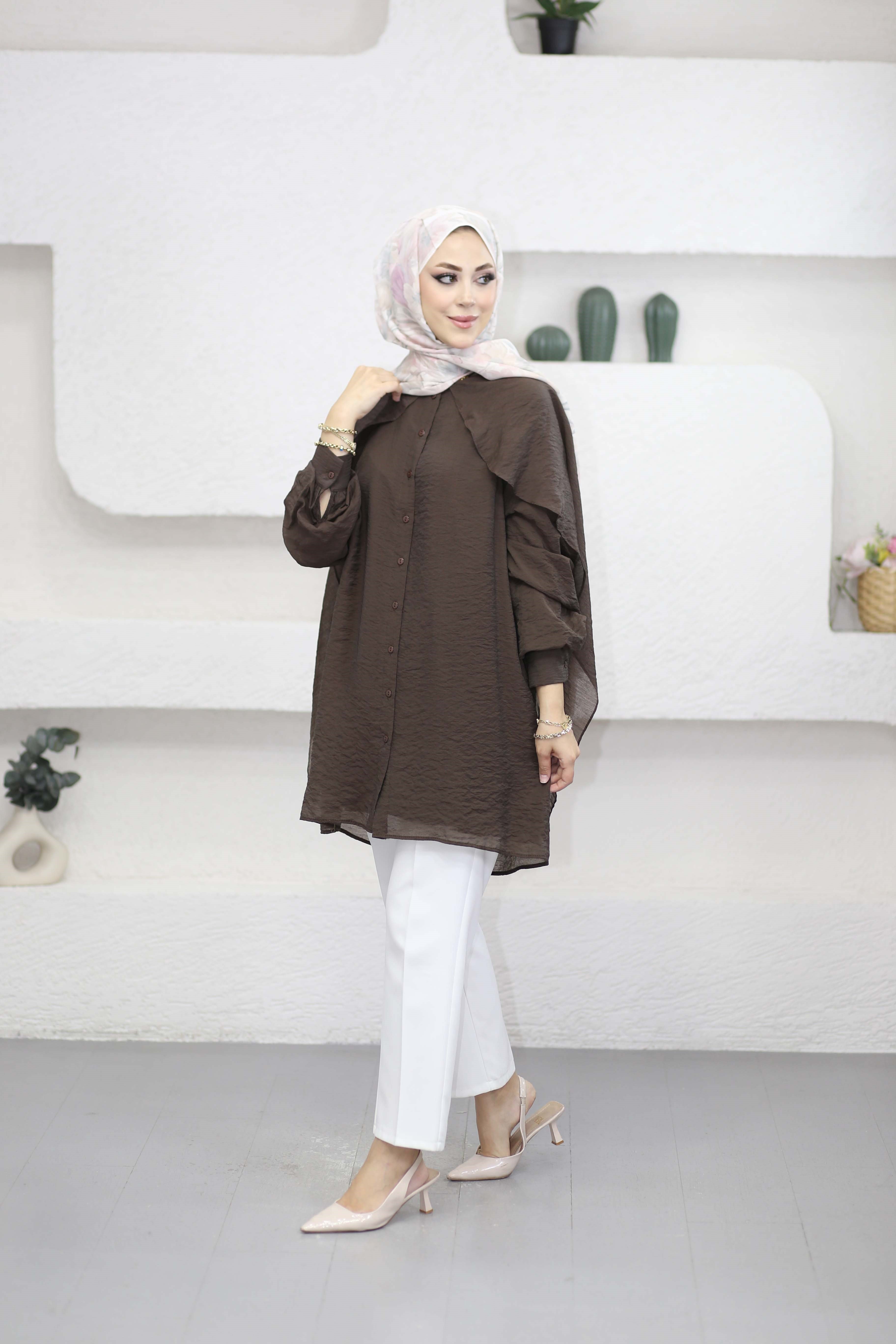 Zeliş Tunik Kahverengi 3236