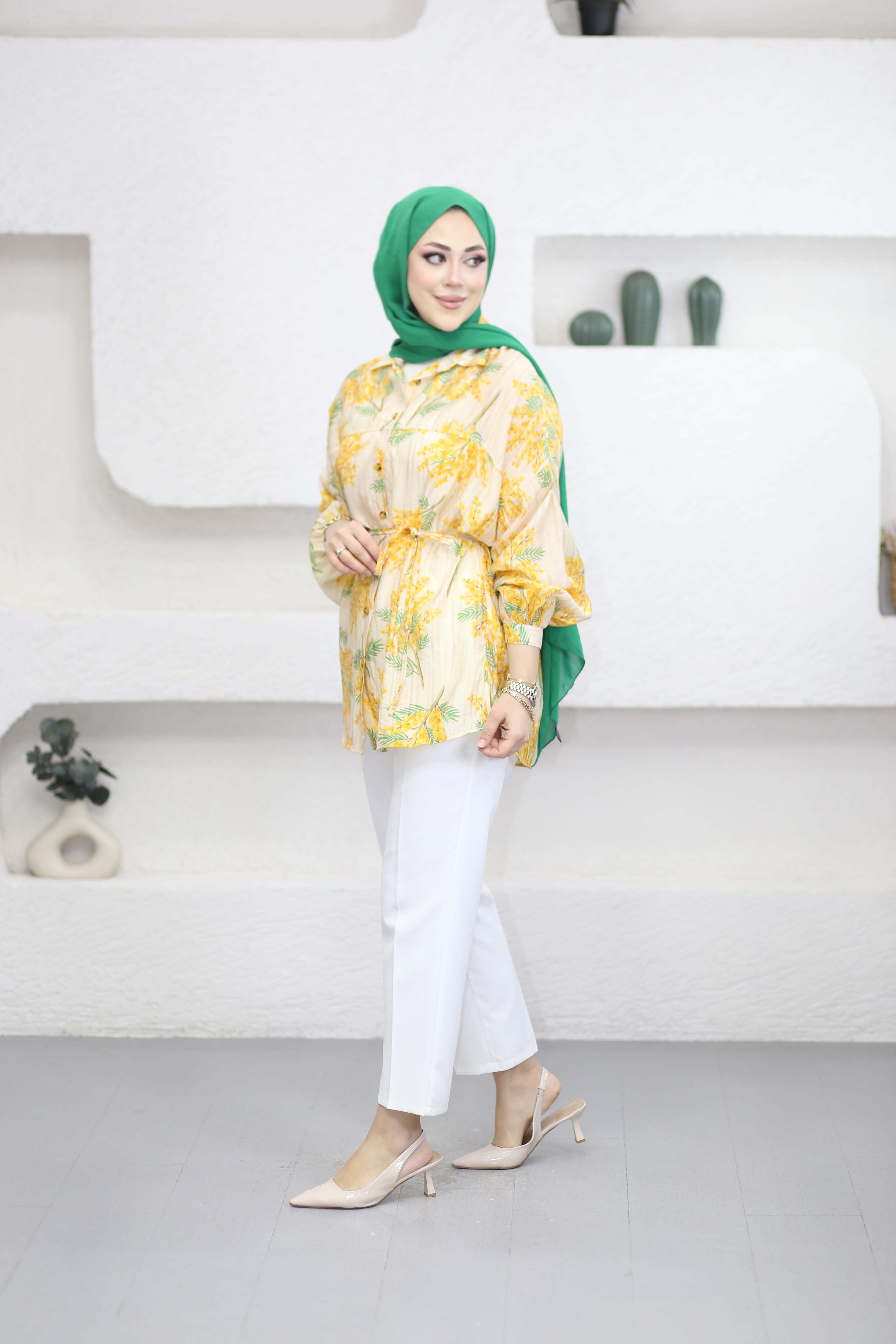 Başak Gömlek Sarı 2391