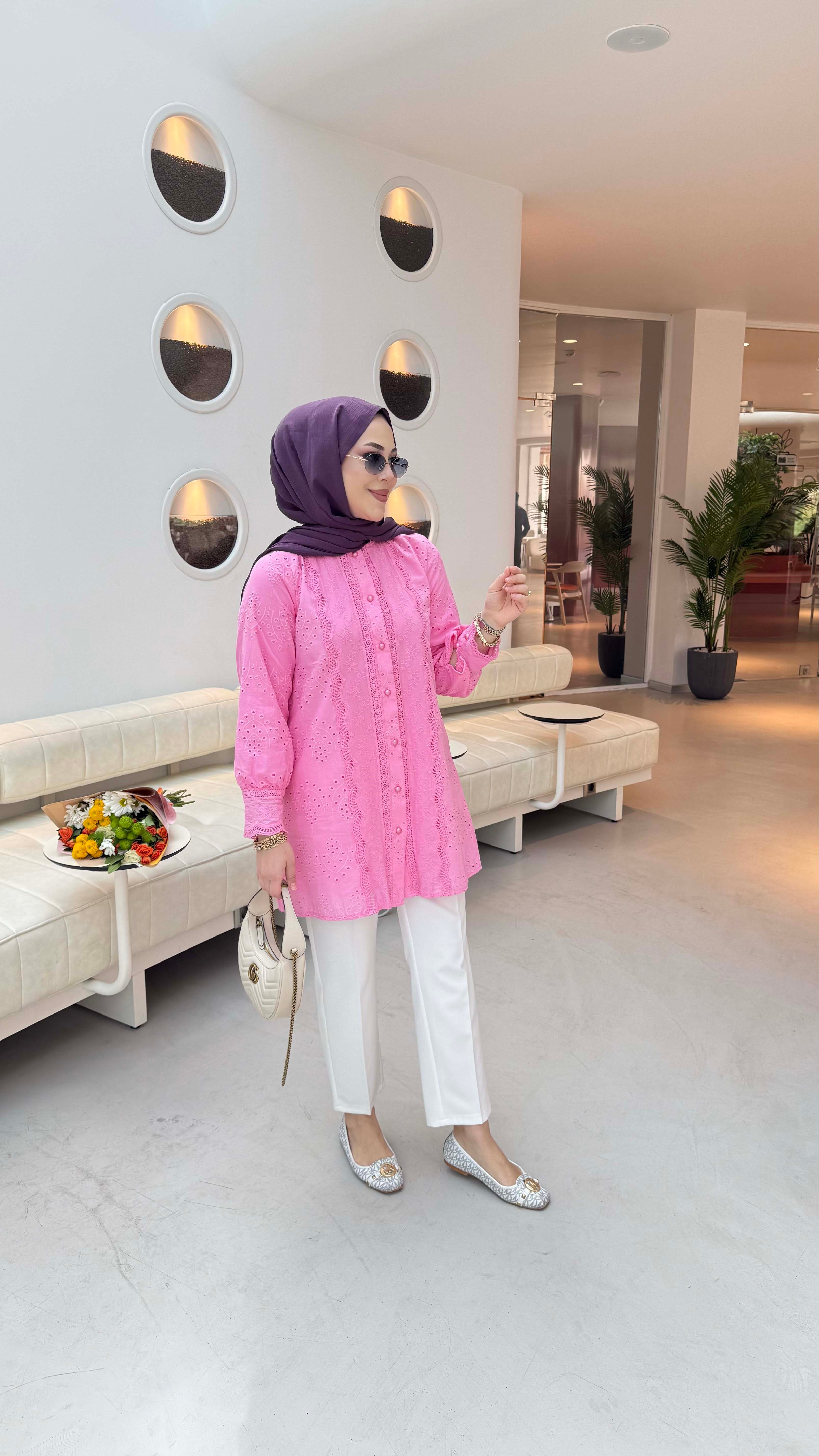 Afra Gömlek Pembe 2001