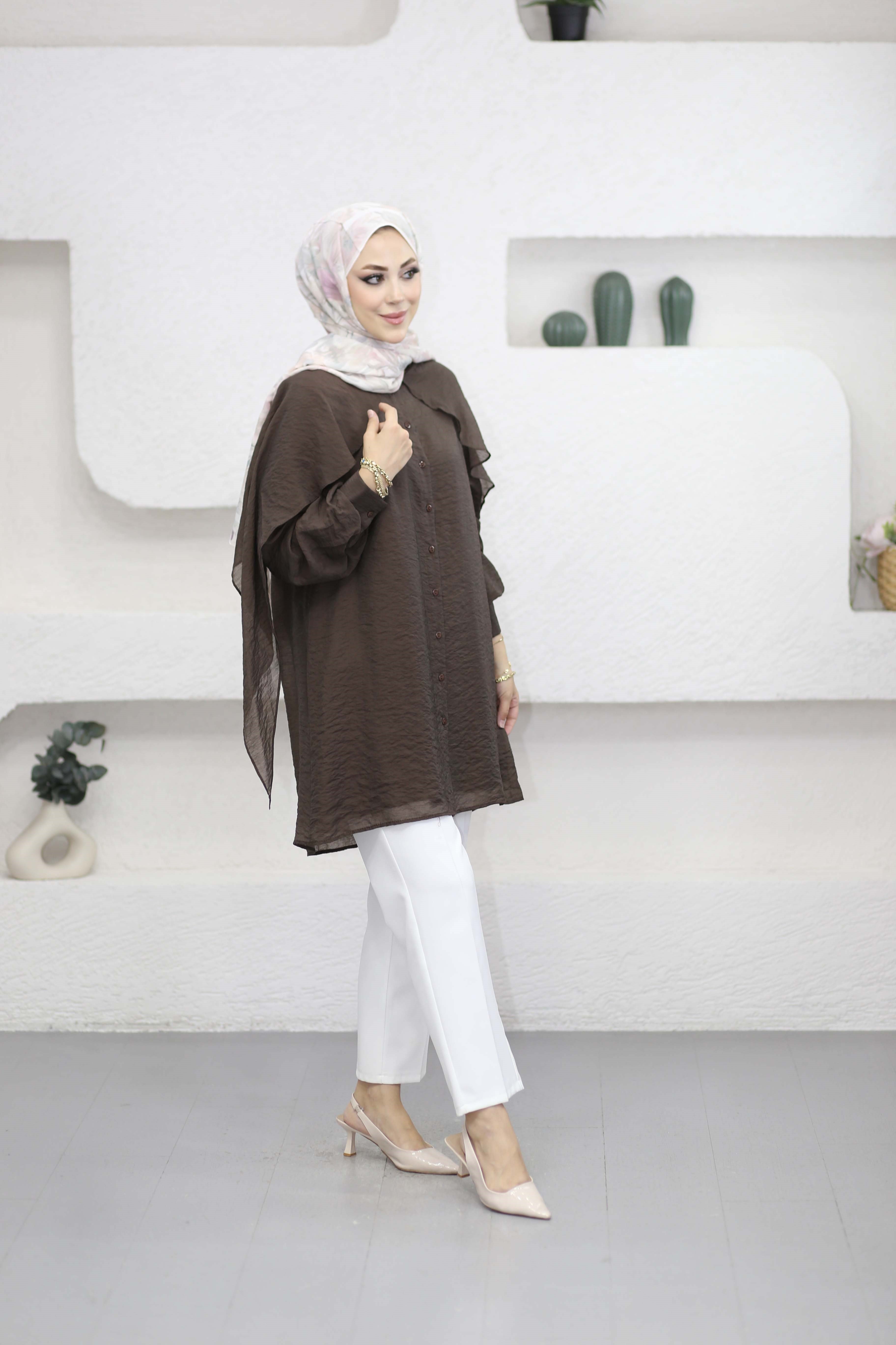 Zeliş Tunik Kahverengi 3236