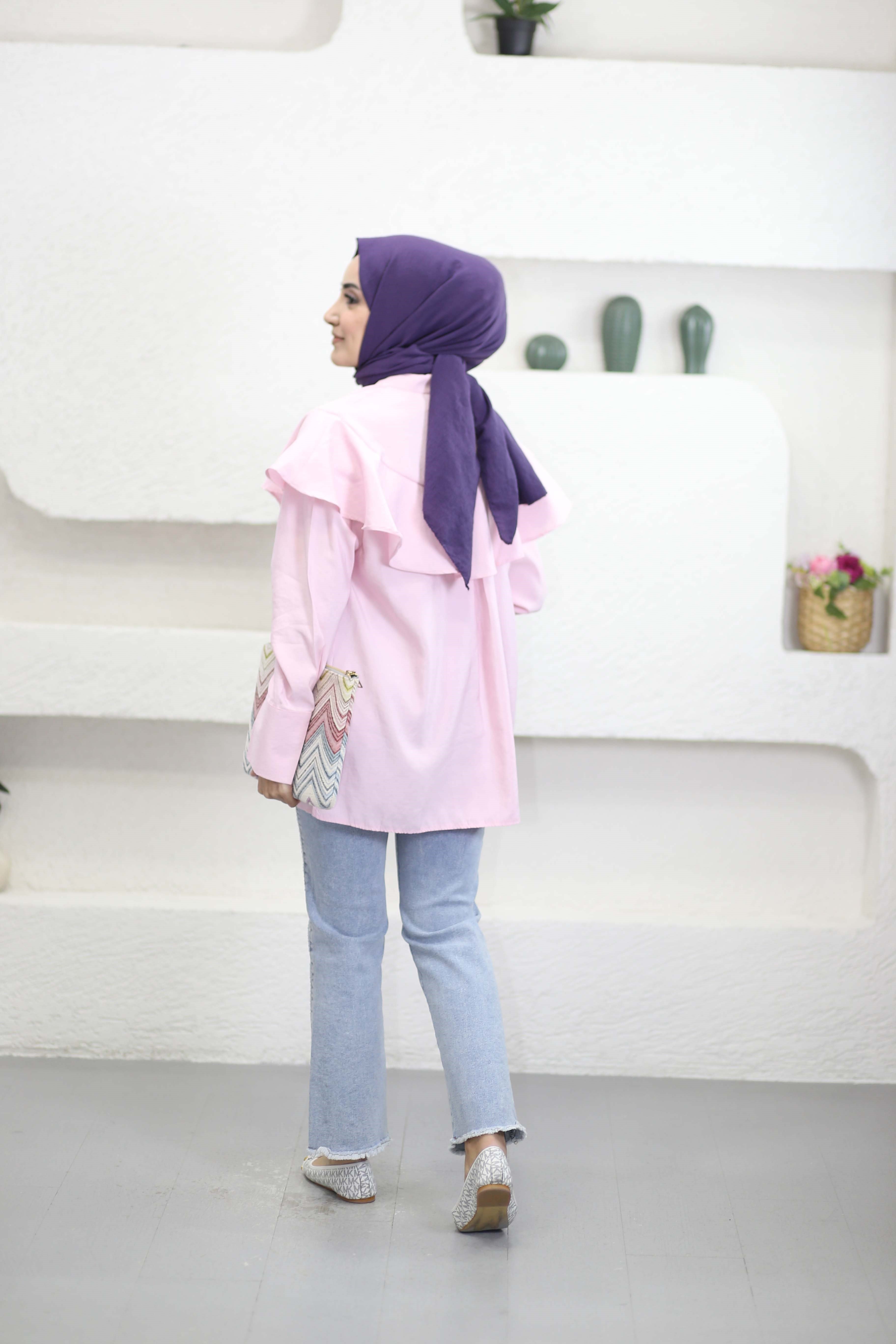 Yazgı Gömlek Pembe 6317
