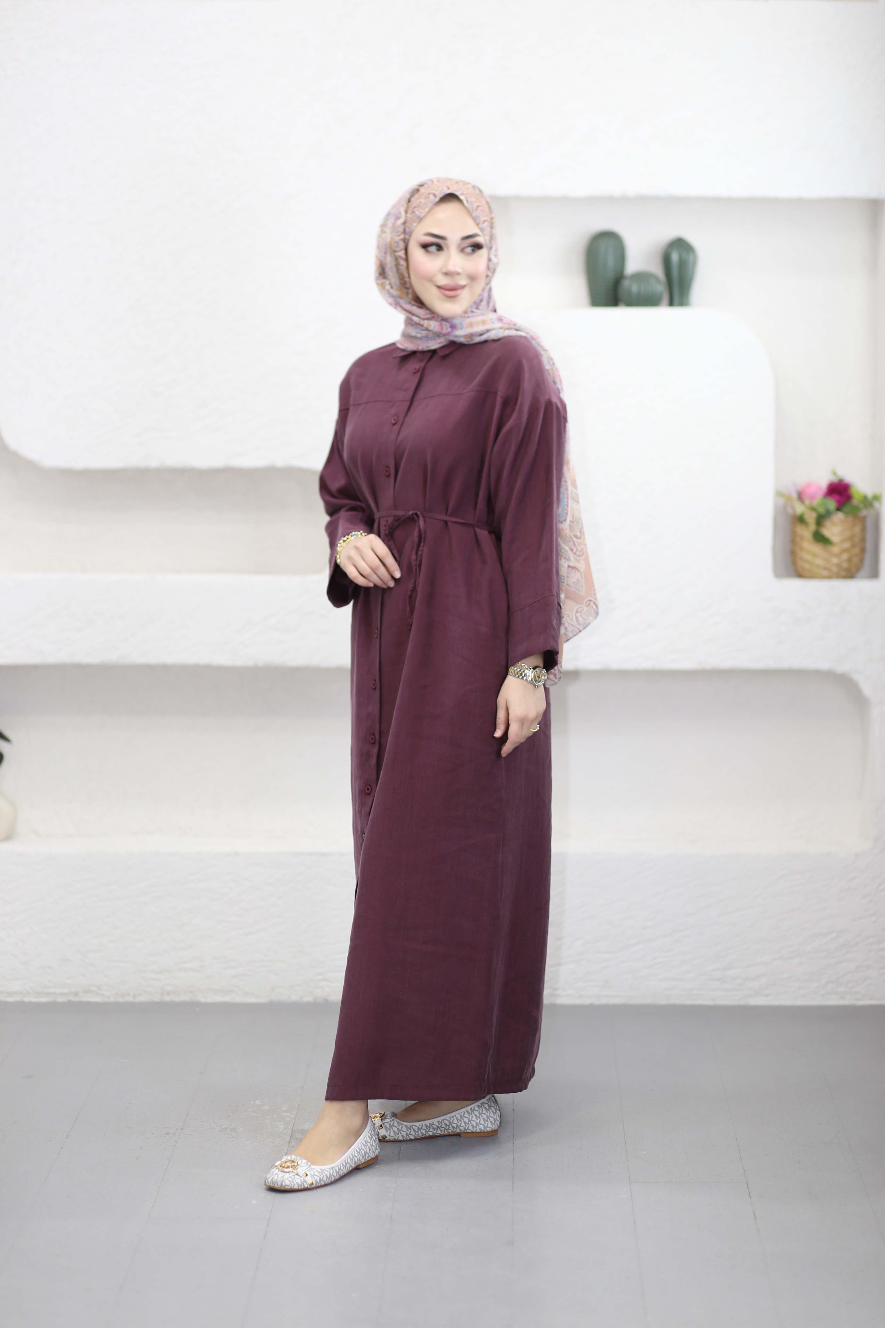Oversize Tesla Tunik Mürdüm 2073