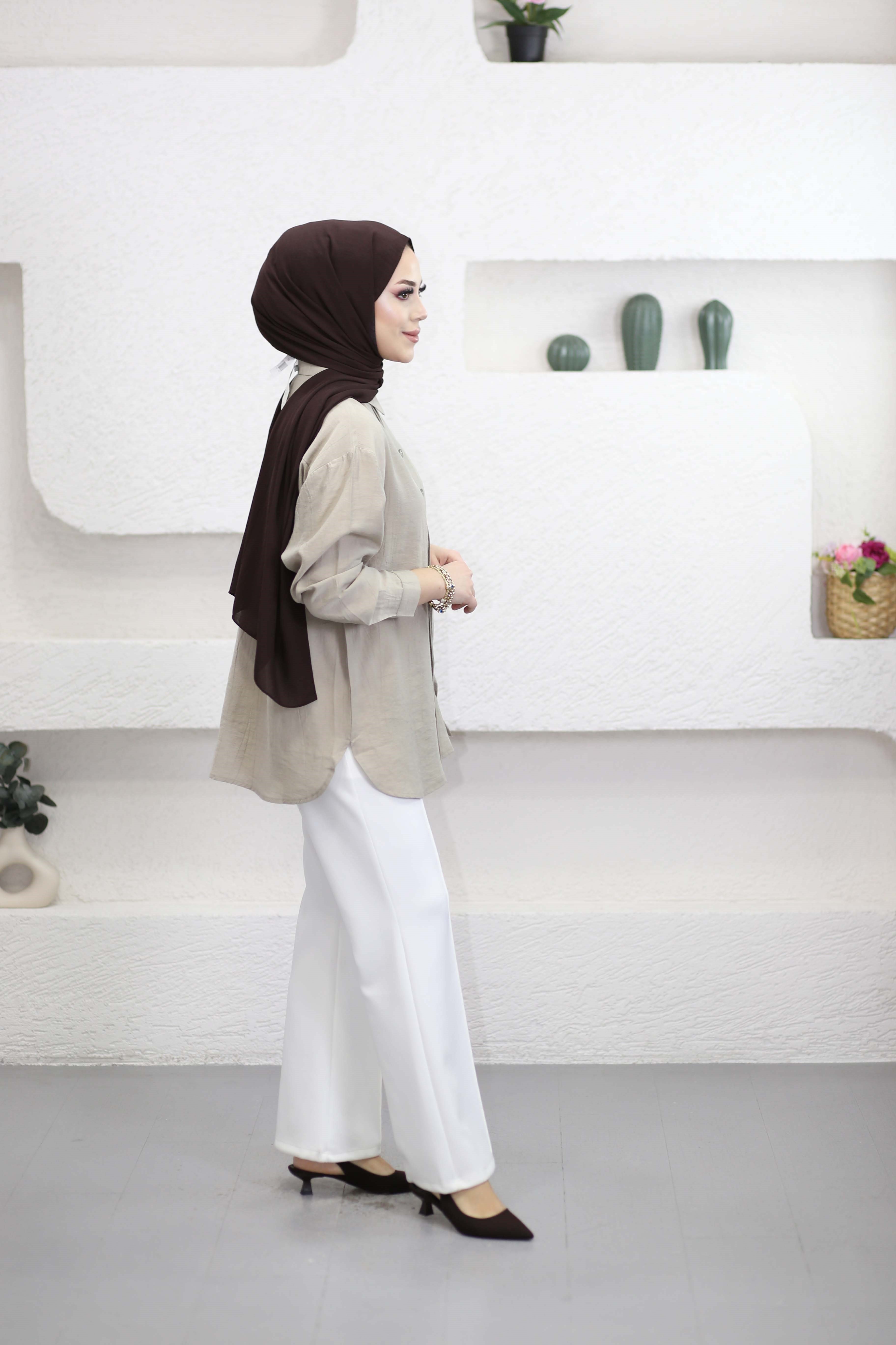 Yan Bağlamalı Tunik Taş 6209