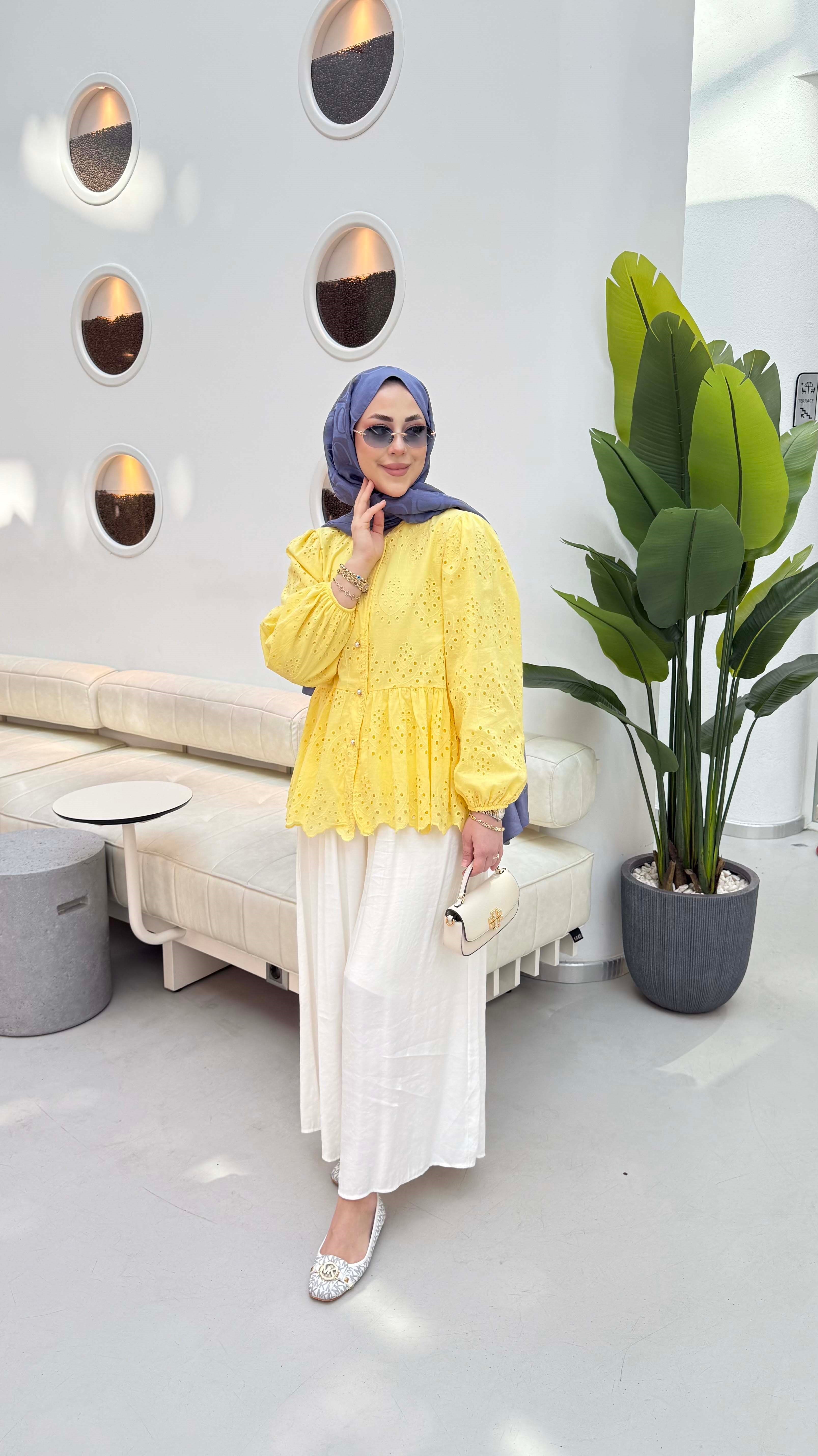 Line Gömlek Sarı 5003