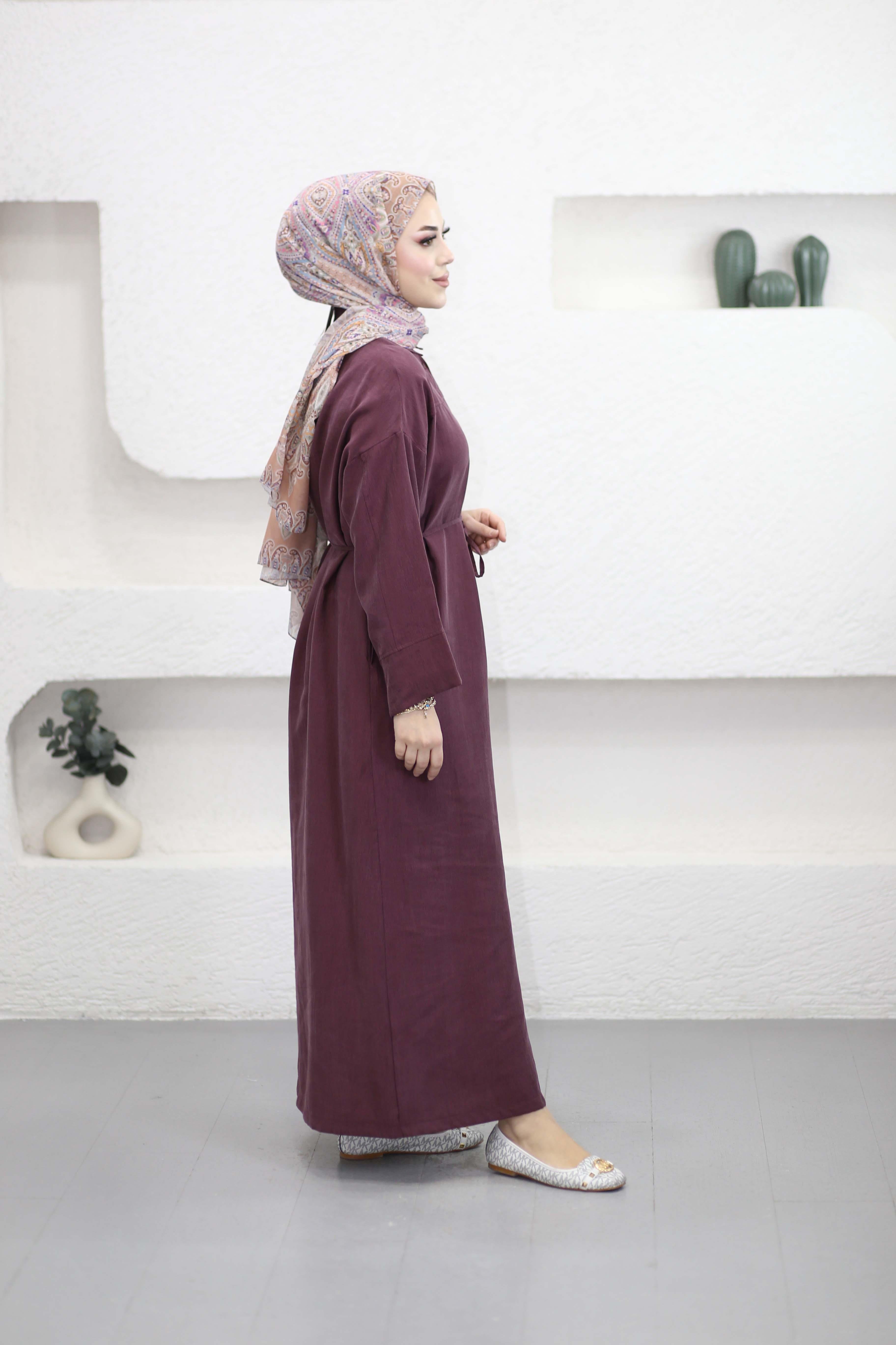 Oversize Tesla Tunik Mürdüm 2073