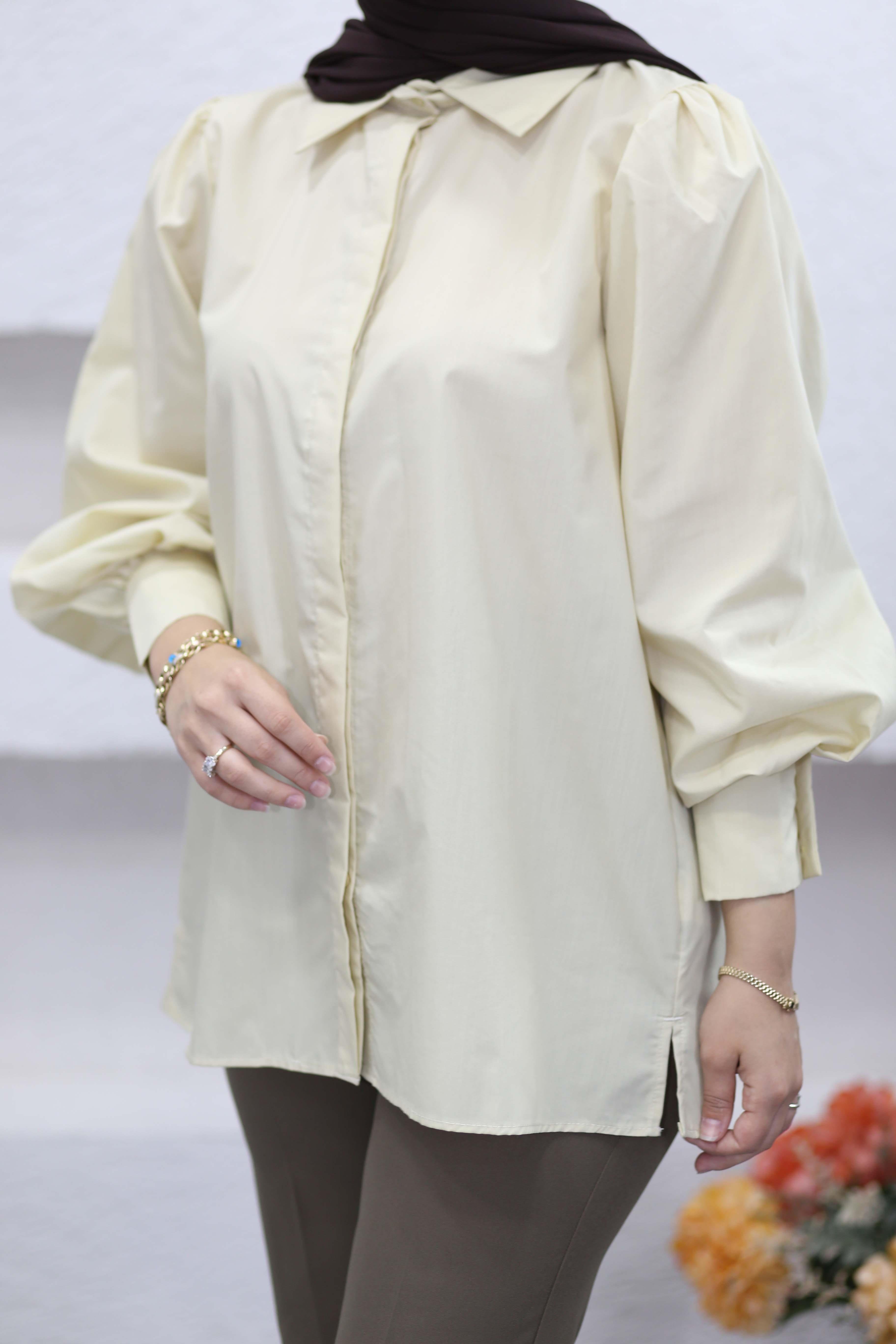 Premium Poplin Gömlek Tereyağ 26014