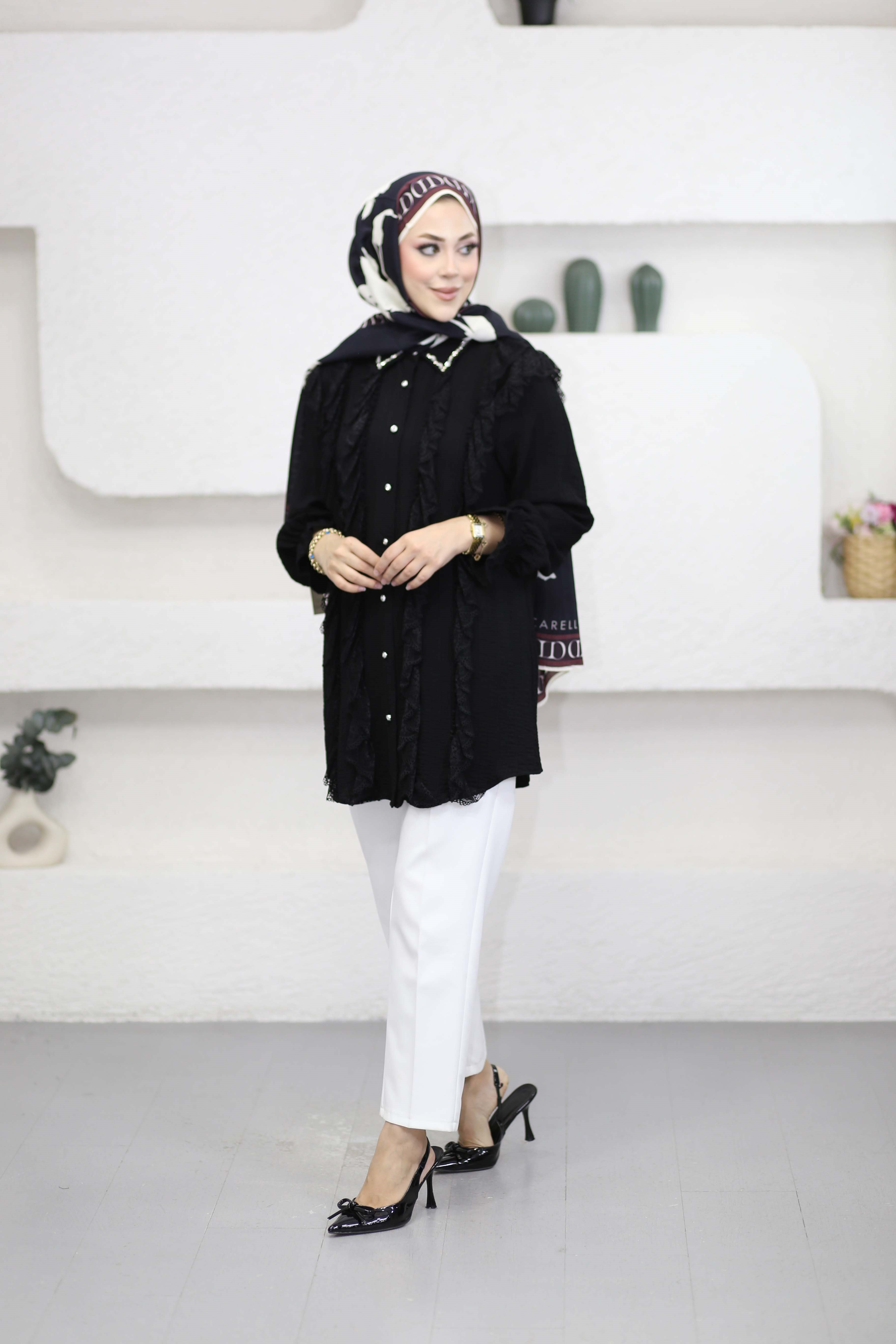 Şehnaz Gömlek Siyah 170356