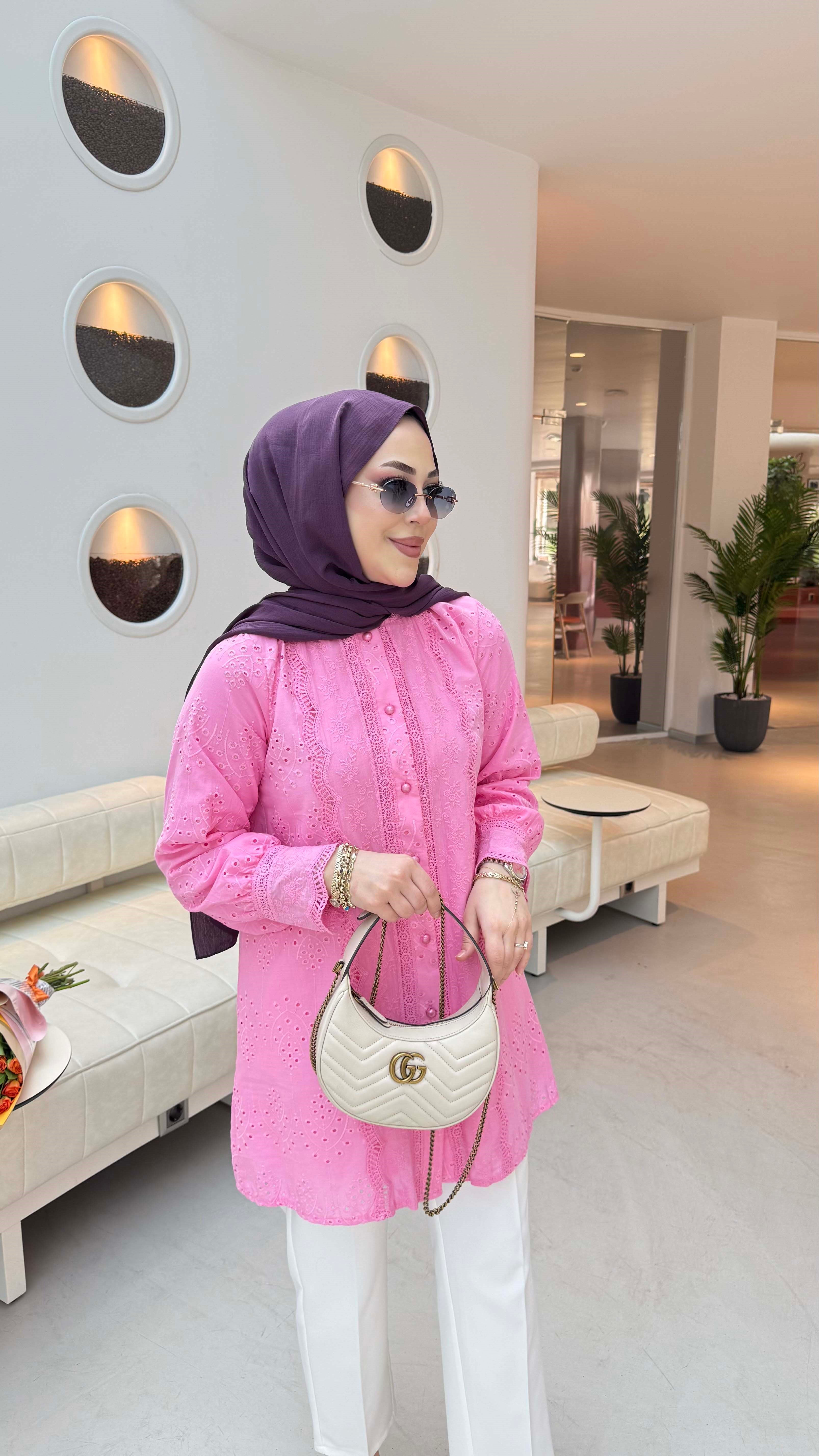 Afra Gömlek Pembe 2001