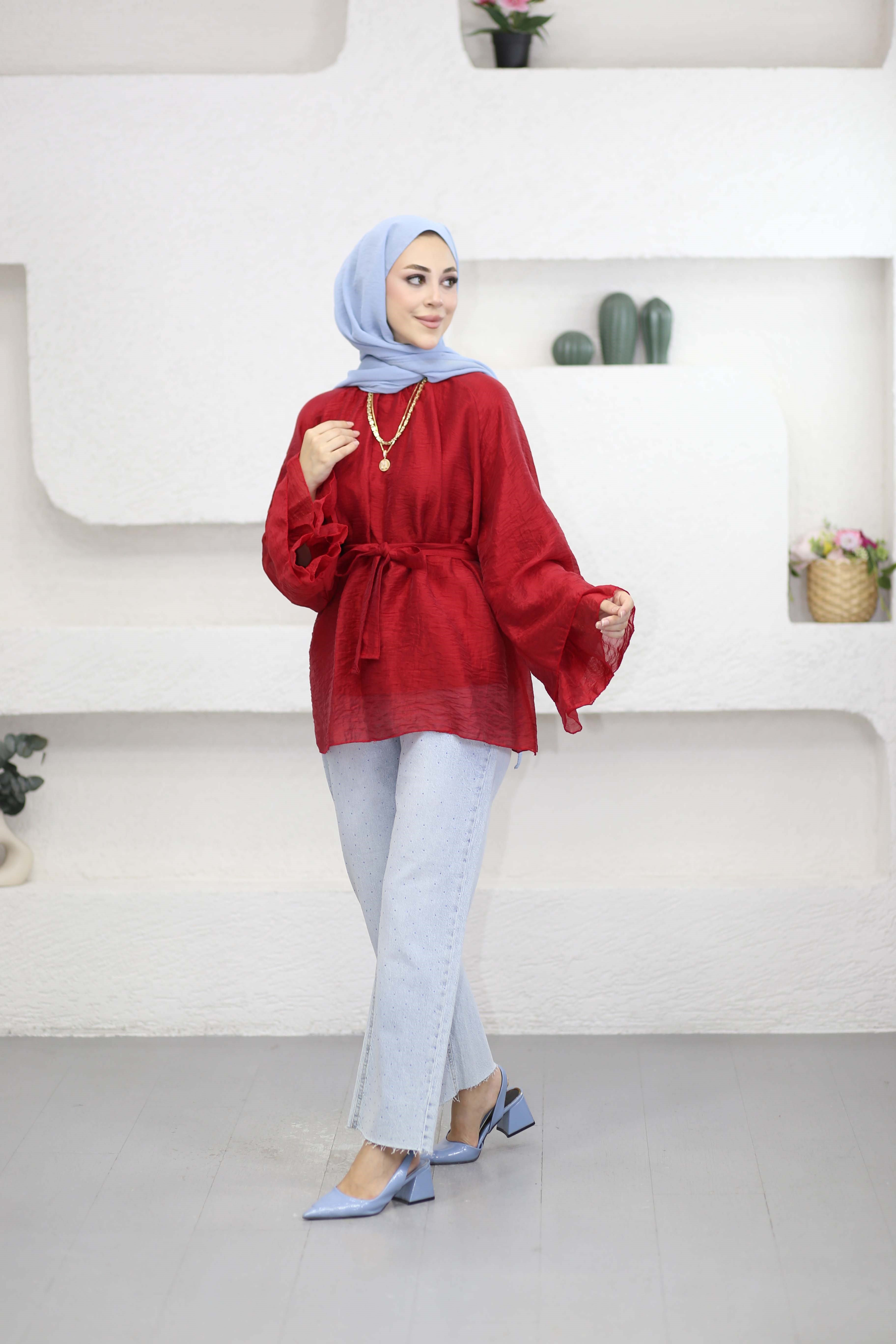 Rosa Tunik Kırmızı 24436