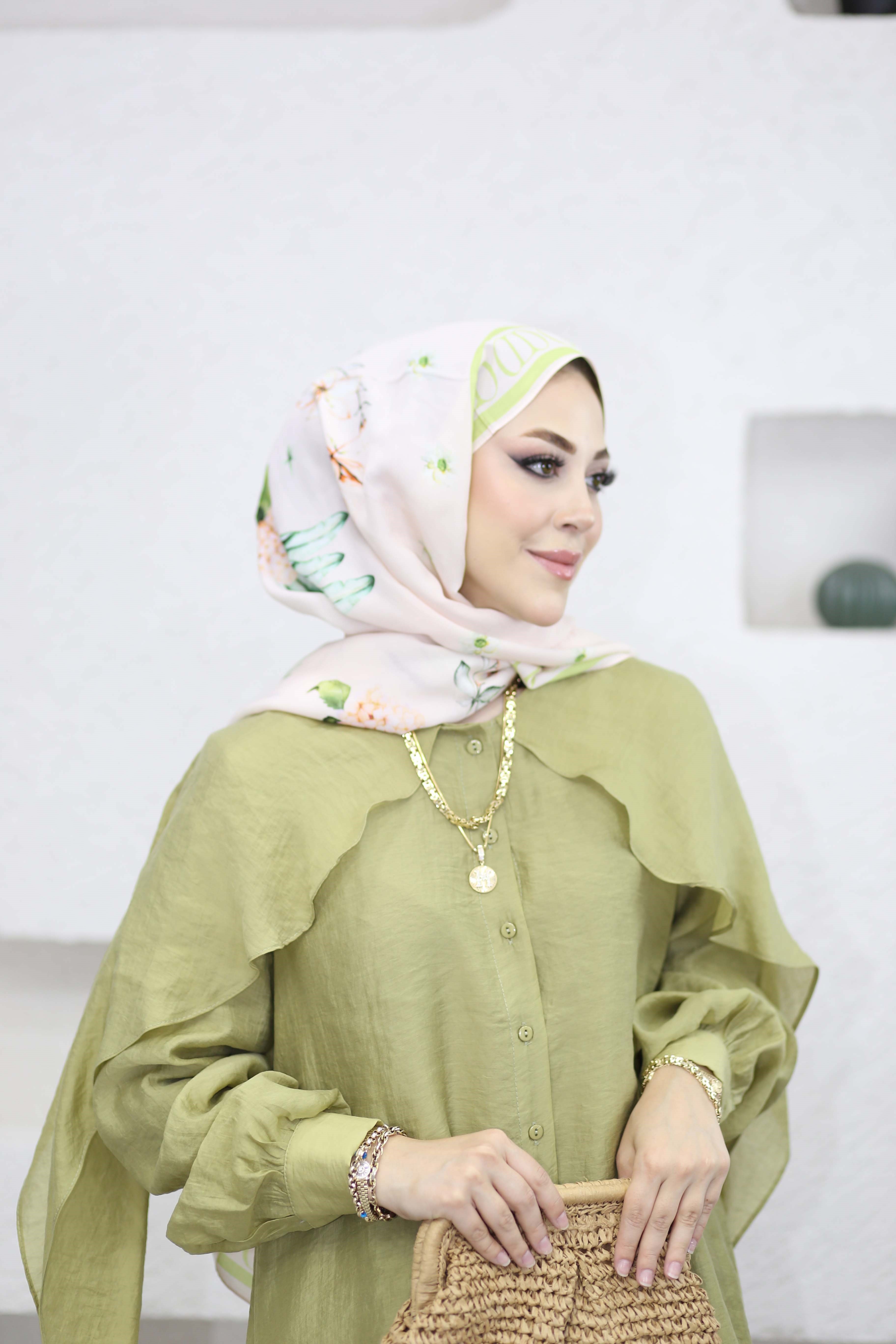 Zeliş Tunik Yağ Yeşili 3236