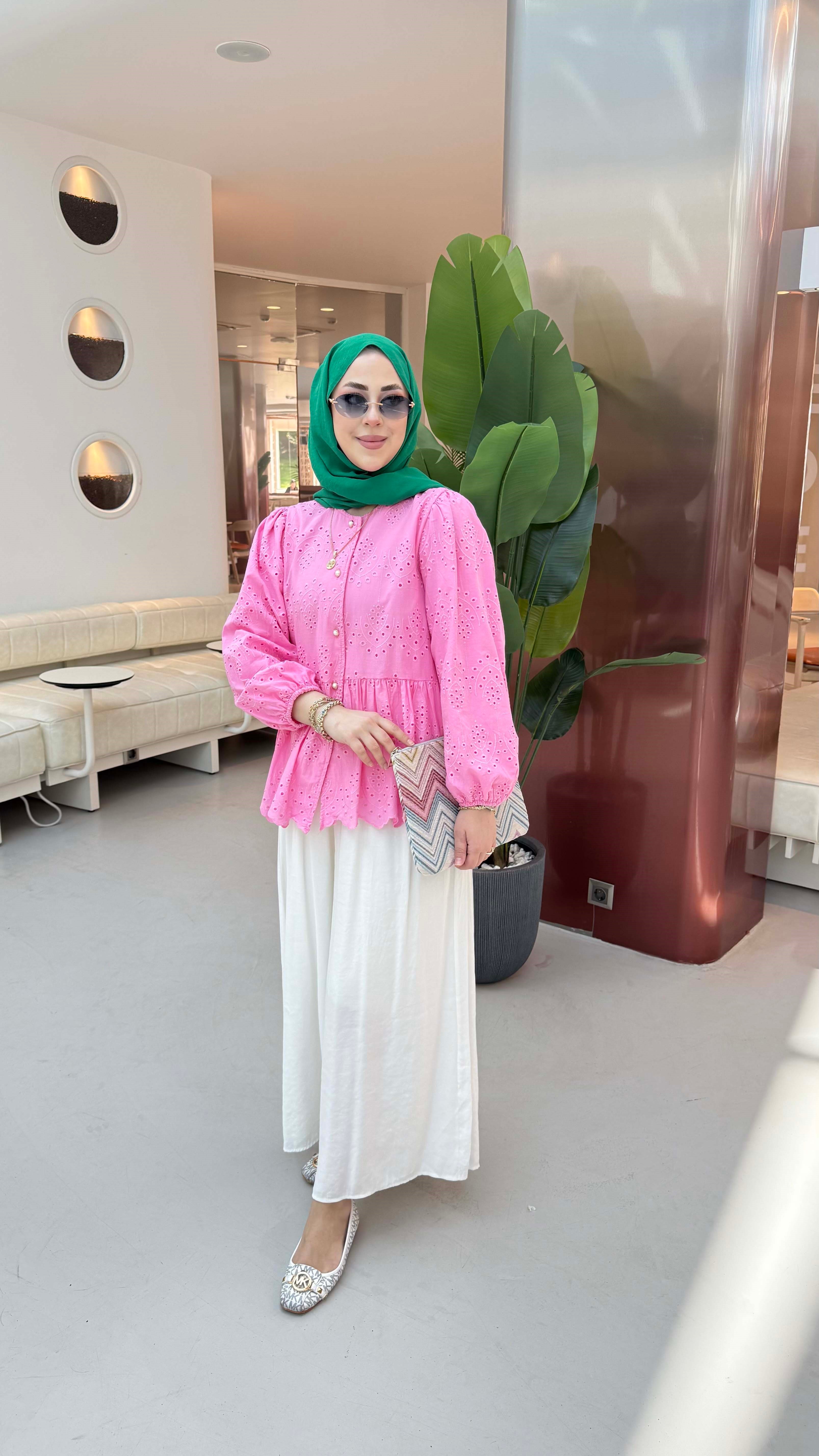 Line Gömlek Pembe 5003