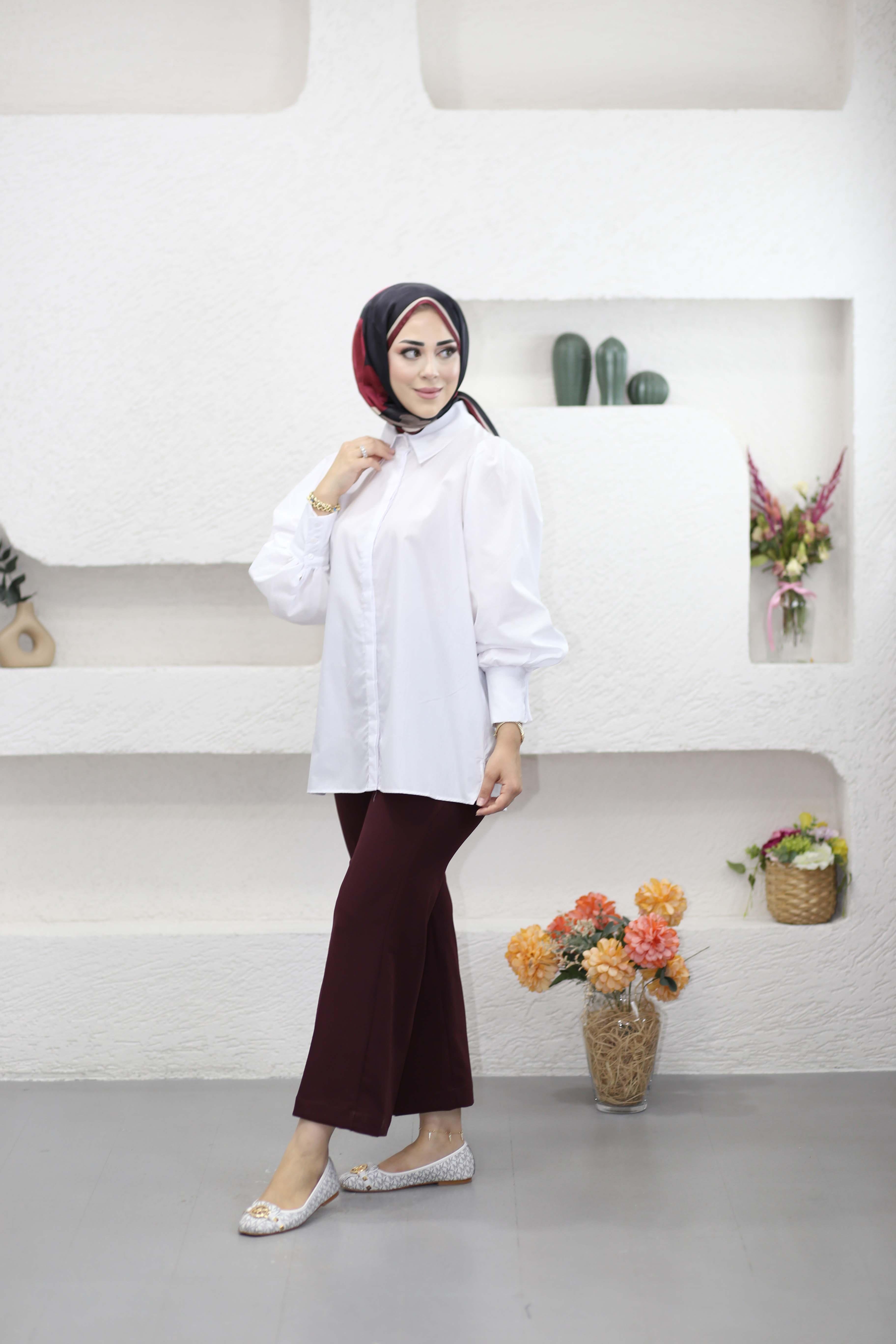 Premium Poplin Gömlek Beyaz 26014