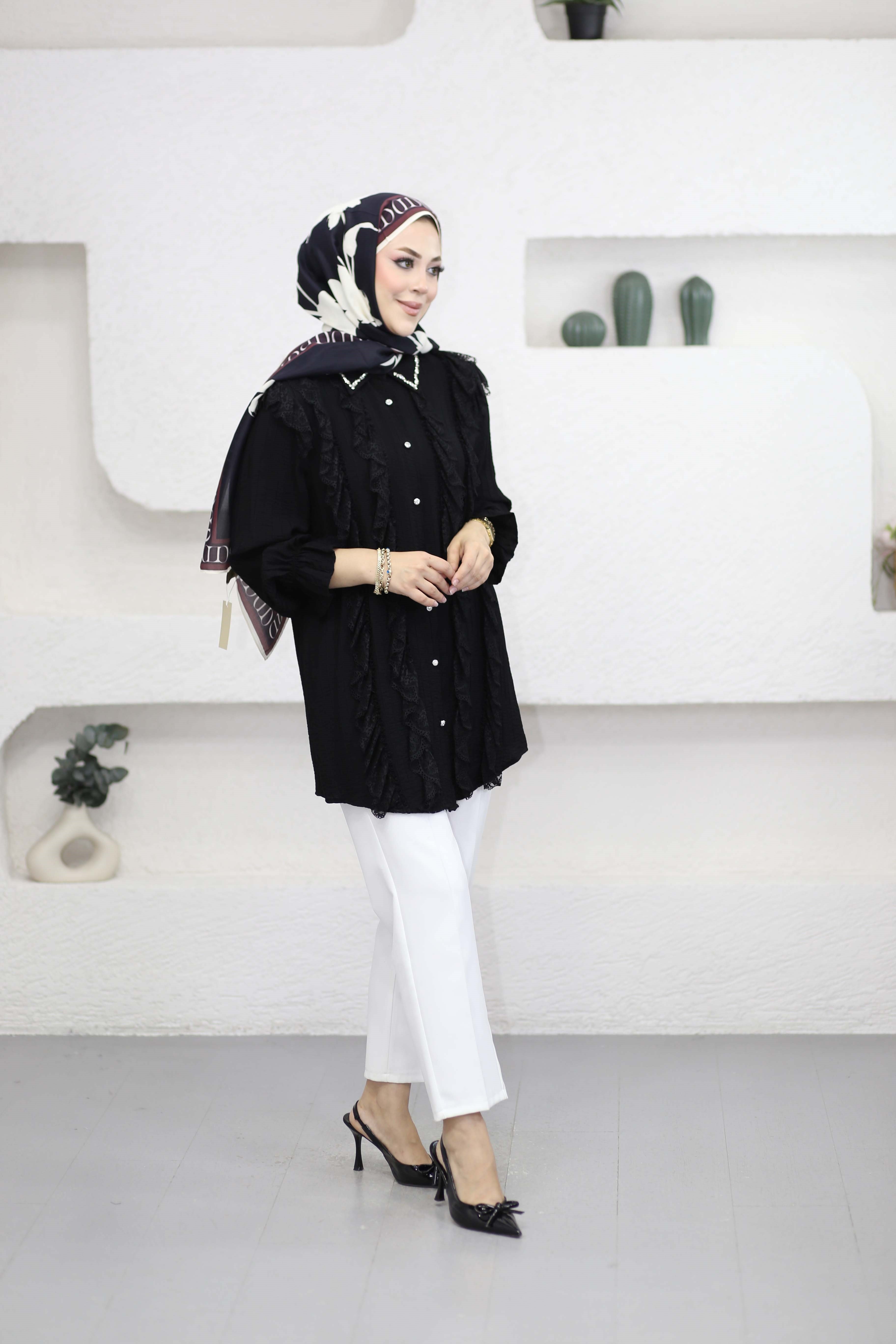 Şehnaz Gömlek Siyah 170356