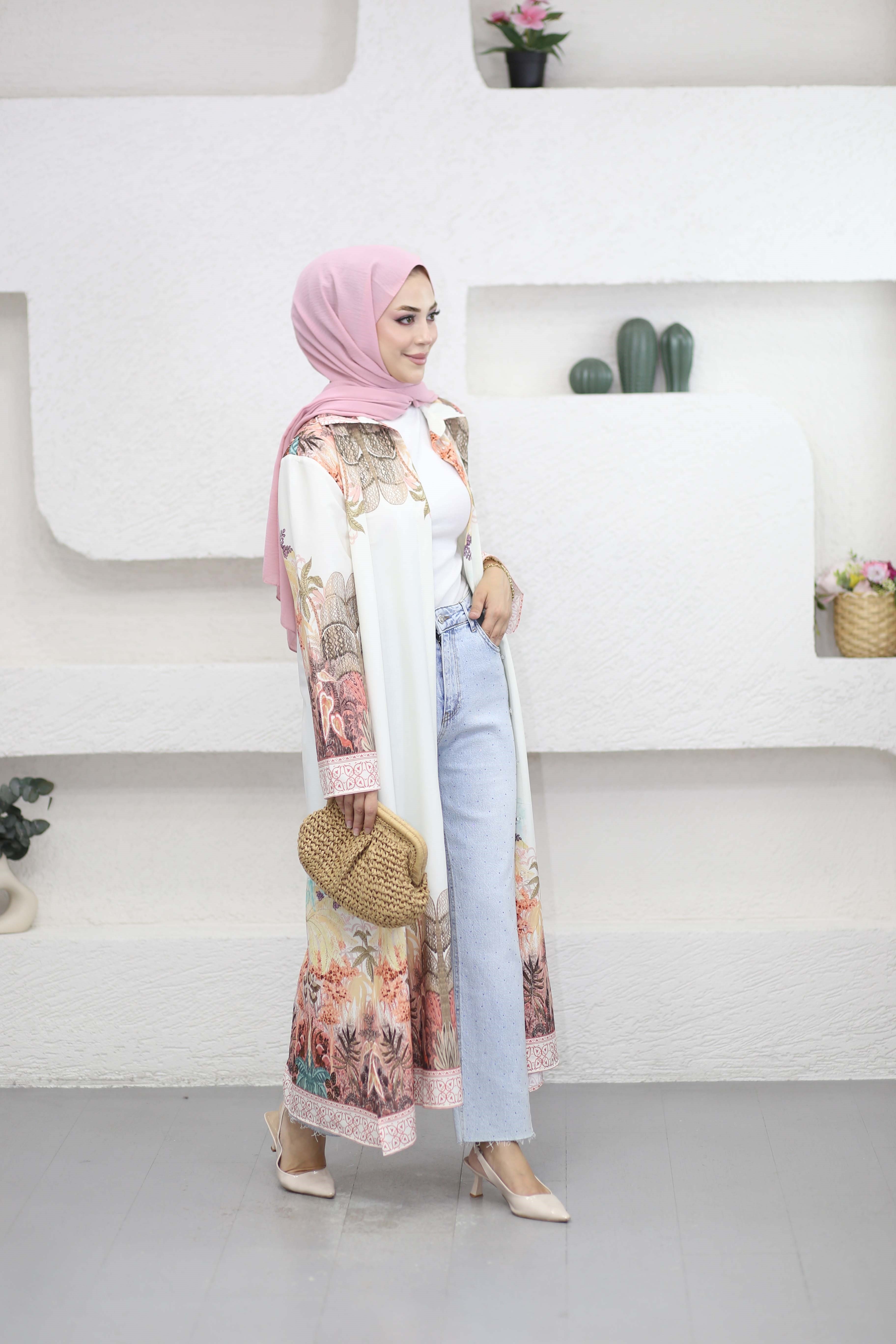 Palmera Tam Boy Tunik Krem 6109