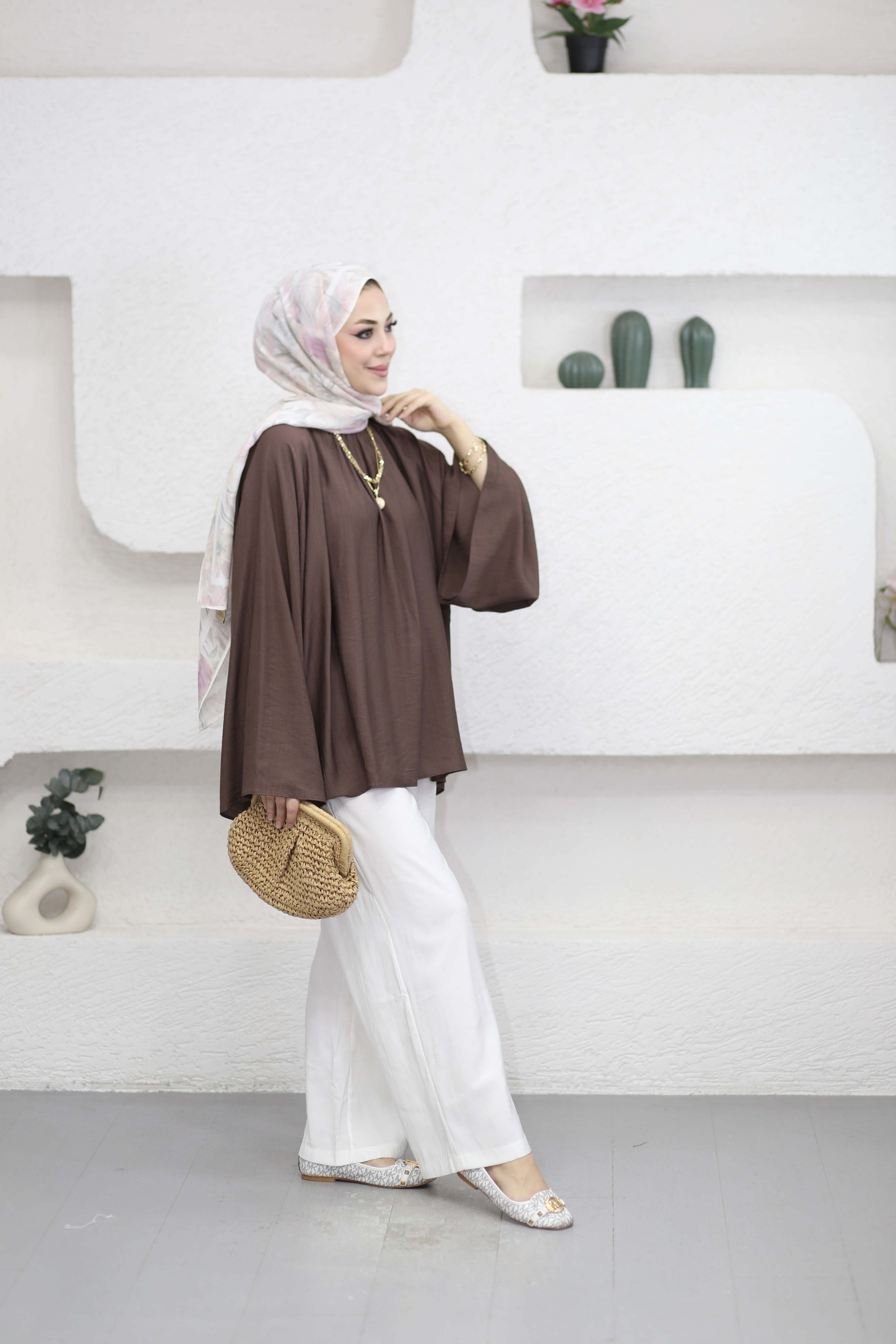 Gökçe Tunik Kahverengi 6311