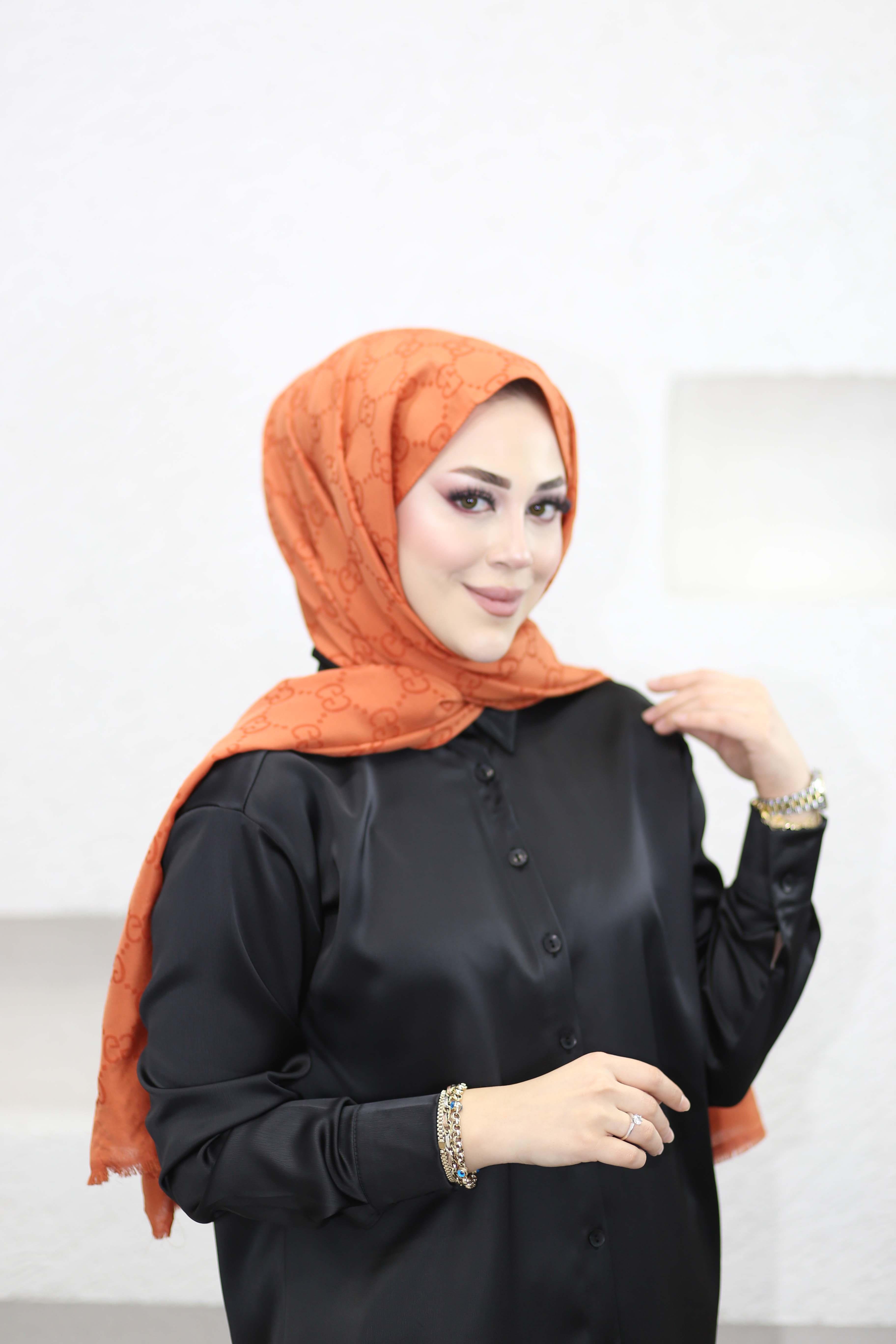 Oversize Saten Gömlek Siyah 2749