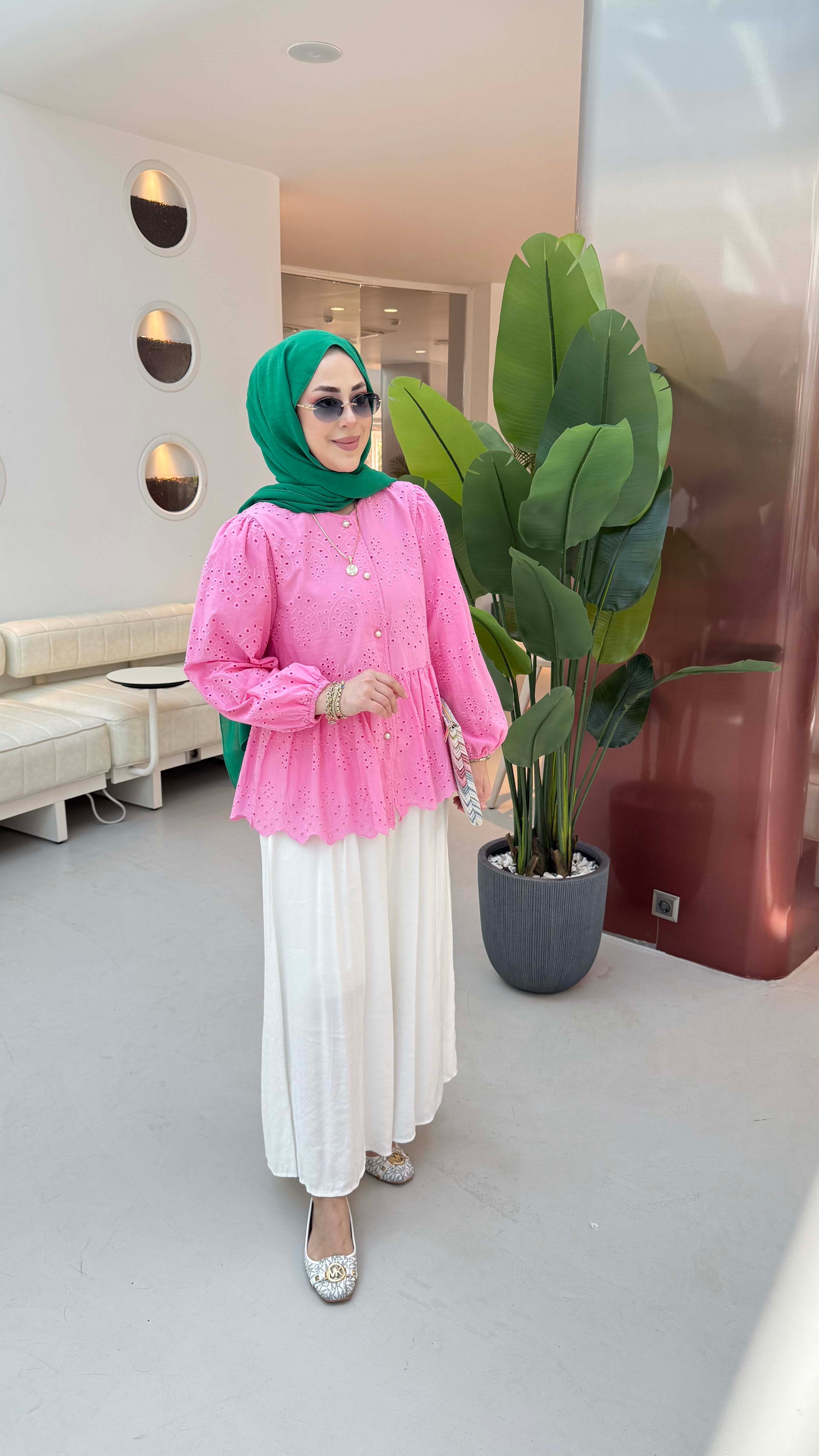 Line Gömlek Pembe 5003