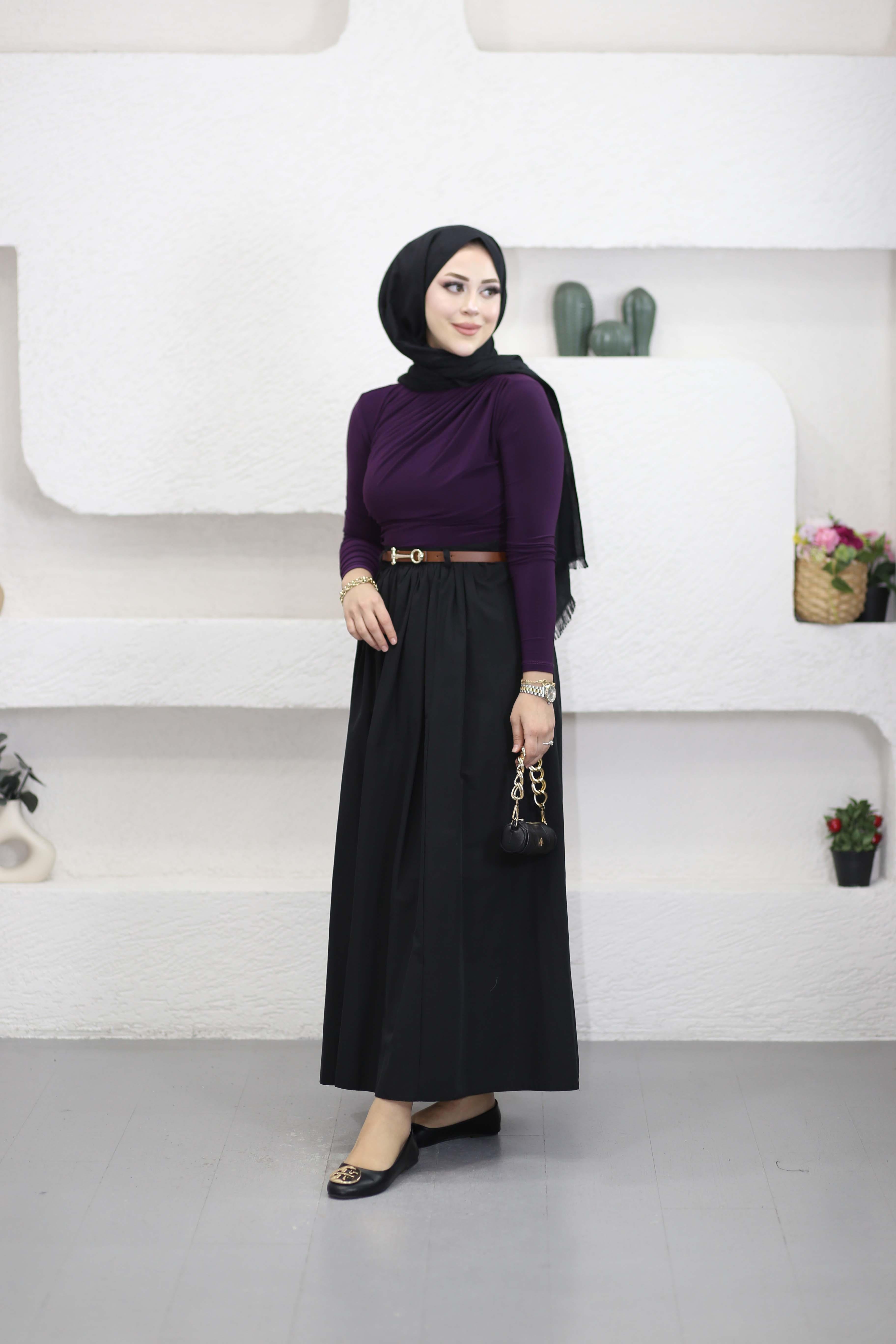 Drapeli Bluz Mor 9871