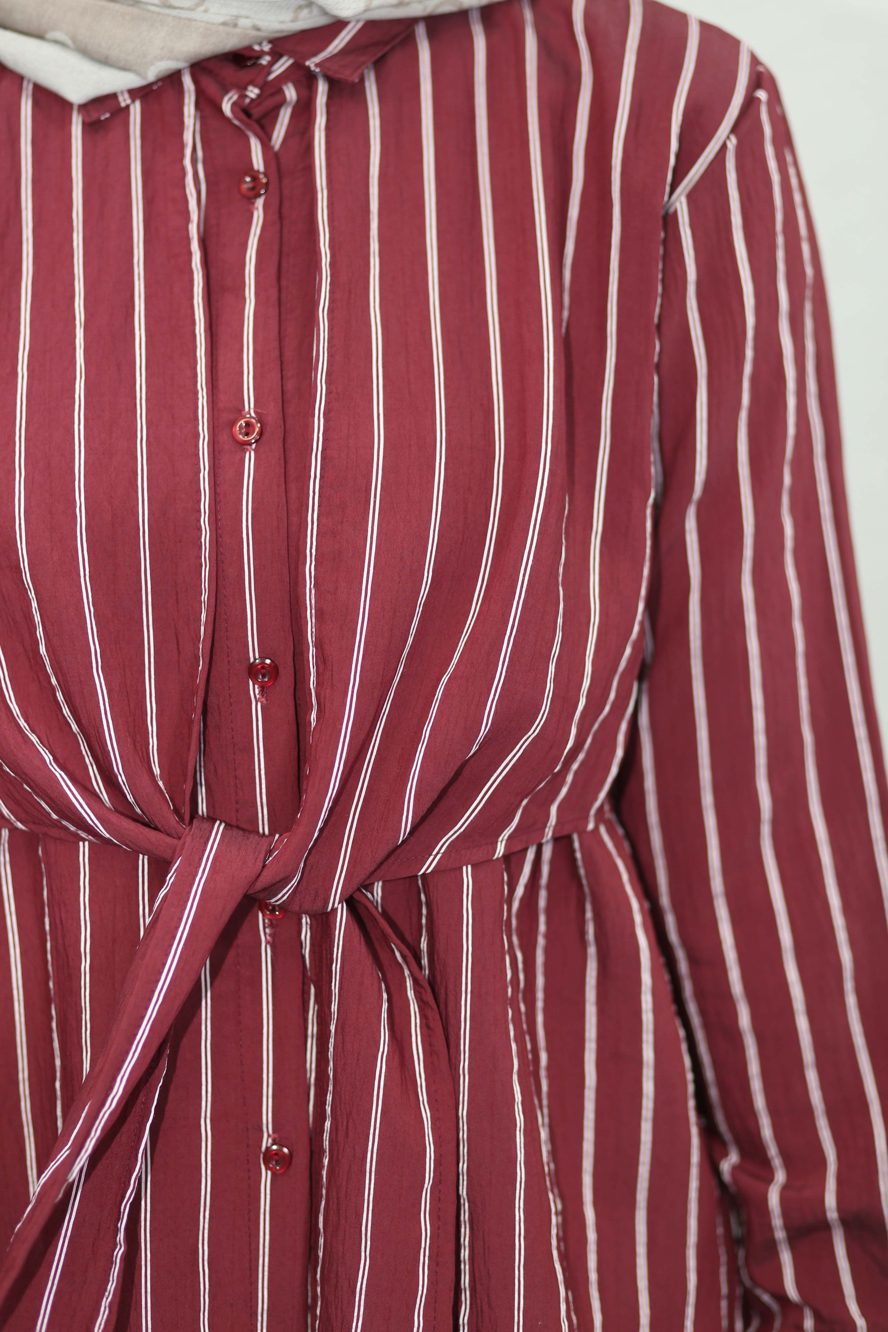 Harry Gömlek Bordo 9036