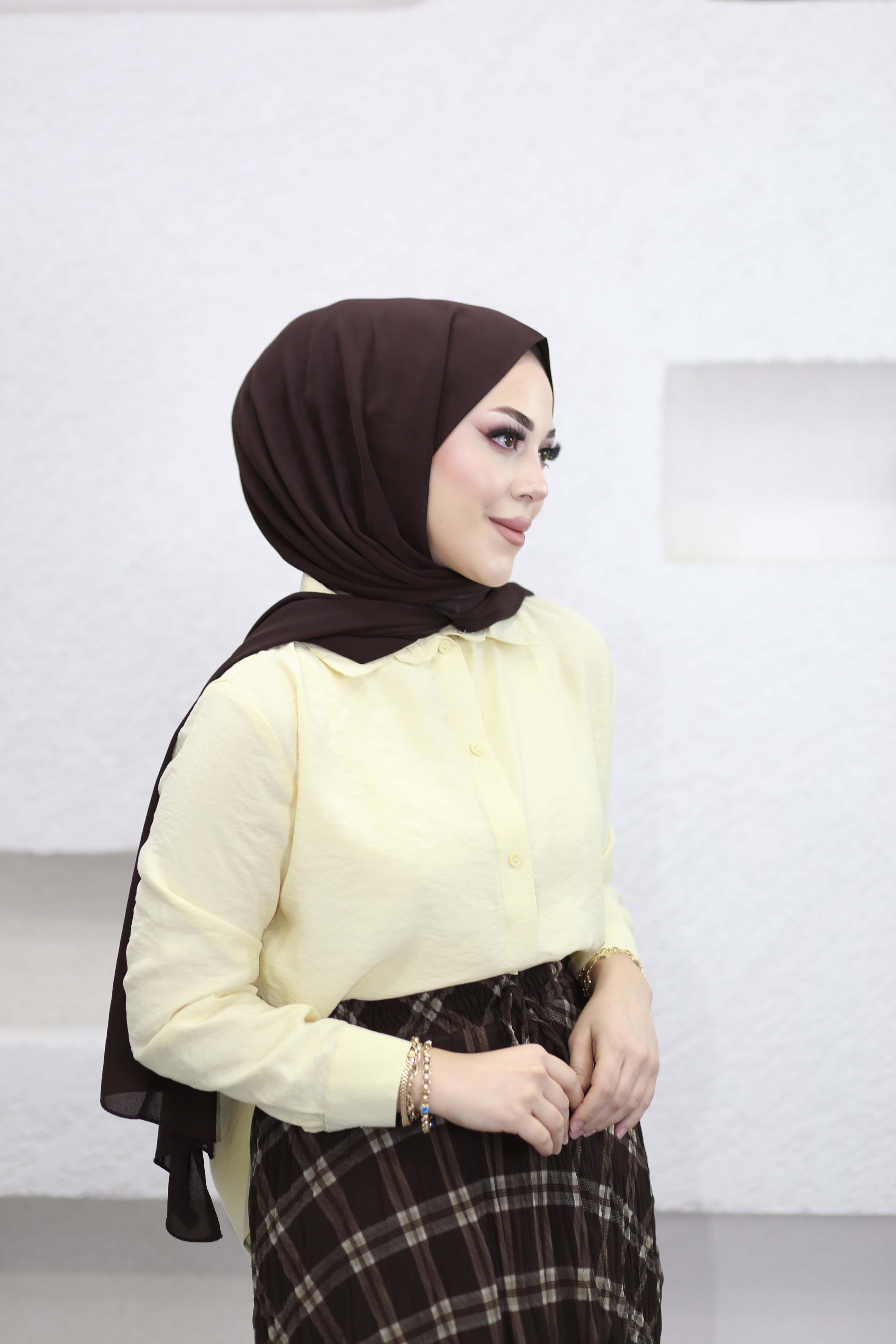 Rahat Kalıp Gömlek Sarı 255361