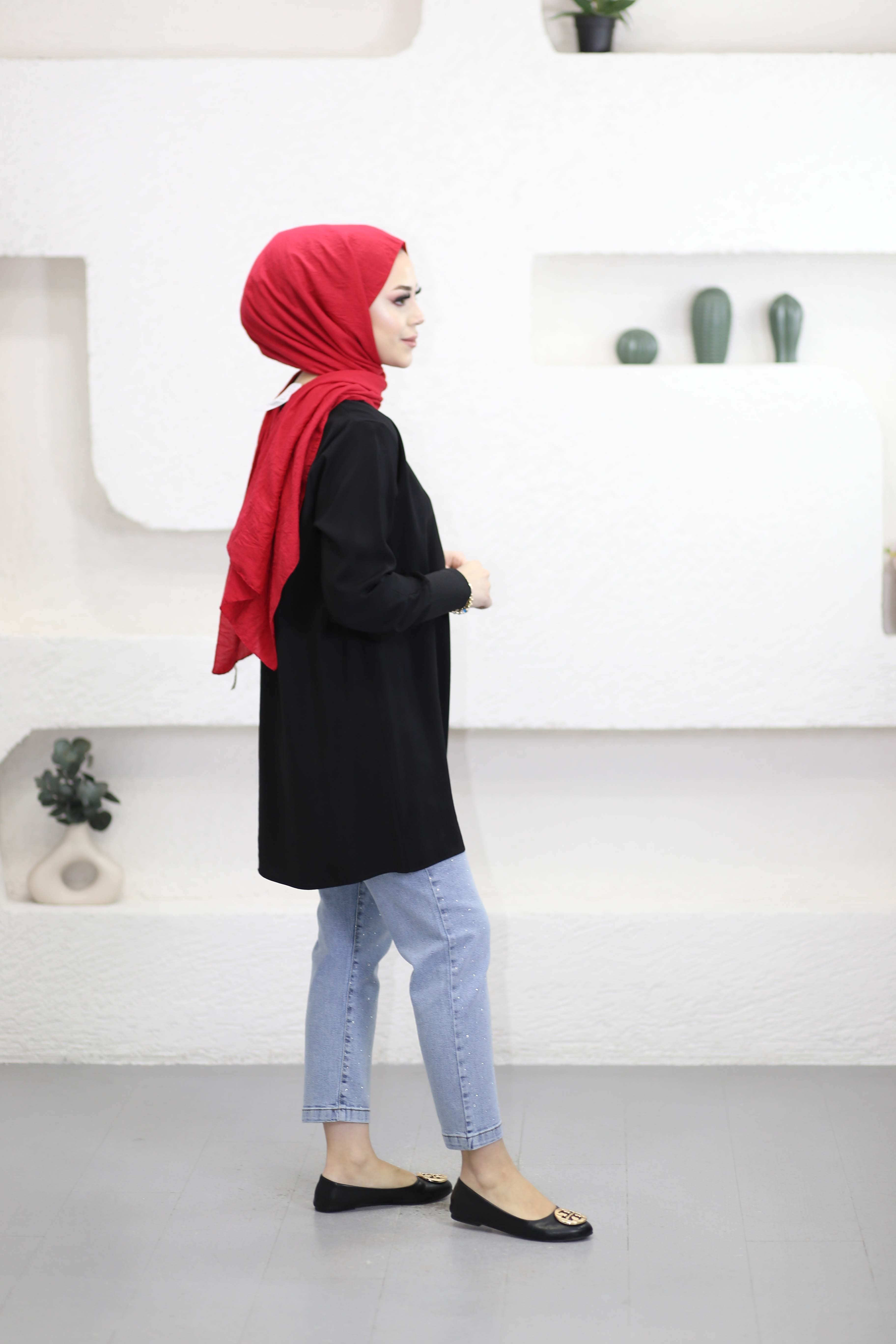 Basıc Tunik Siyah 4666