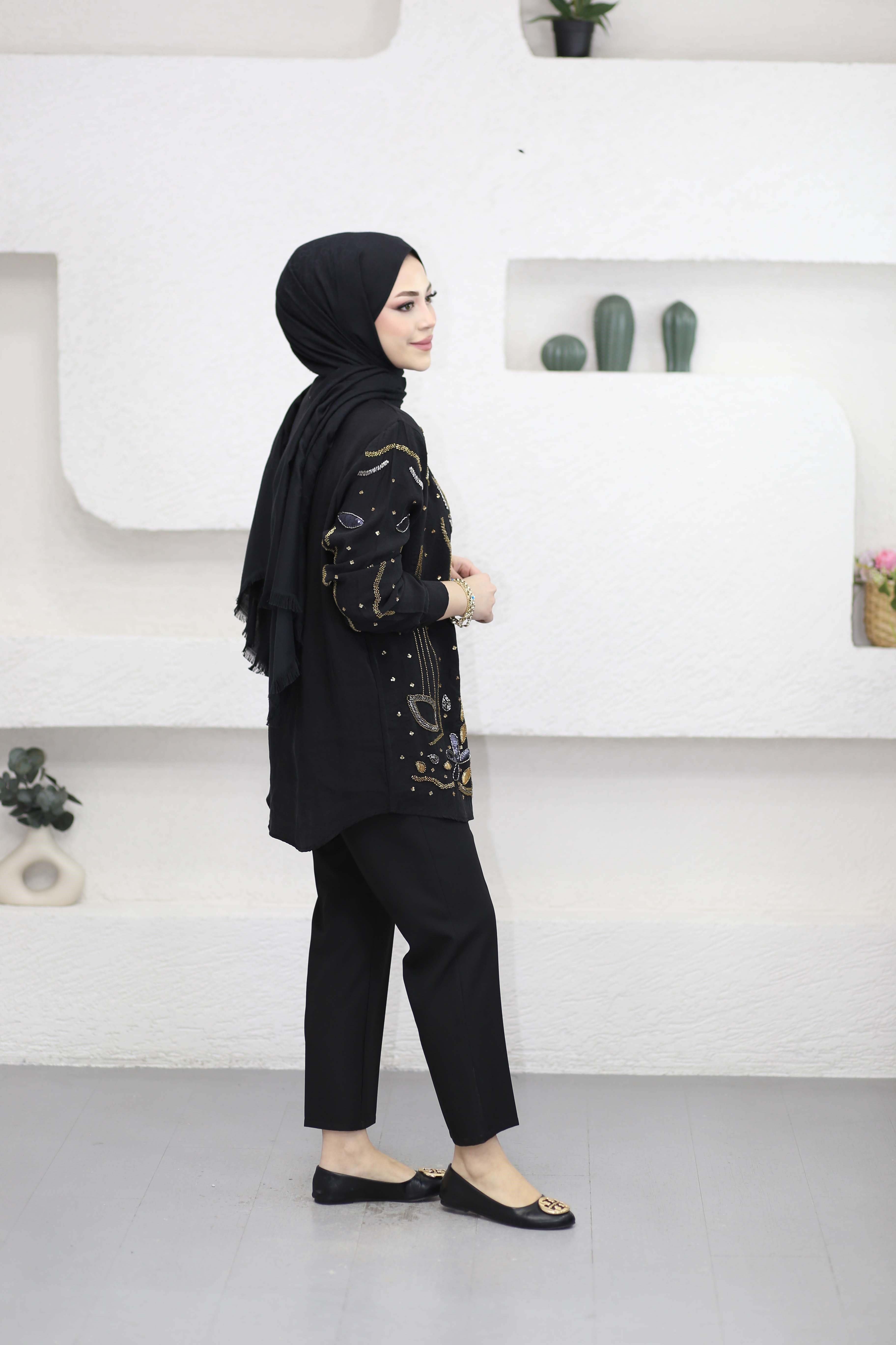 Sharm Gömlek Siyah 34840