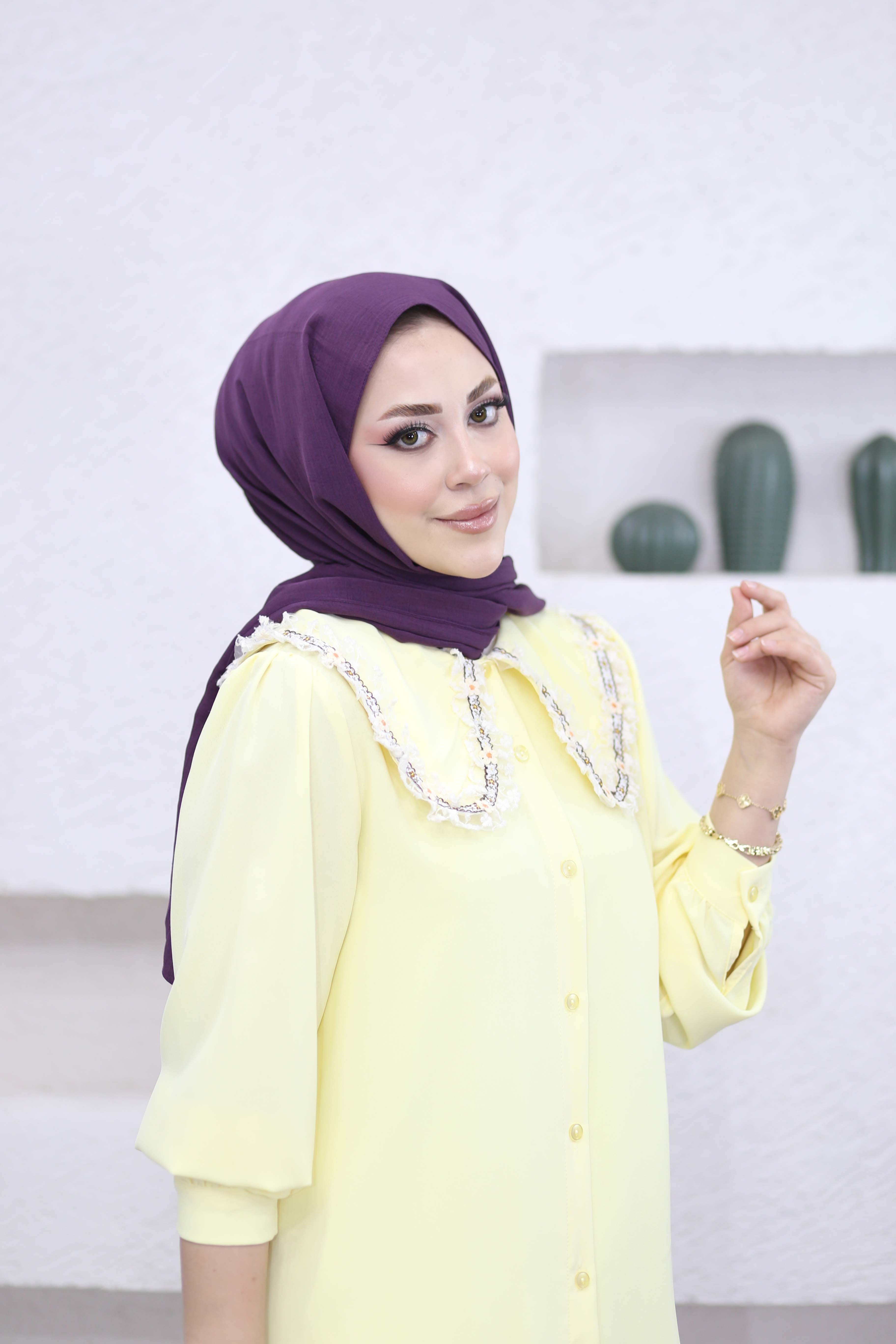 Kır Çiçeği Gömlek Sarı 264