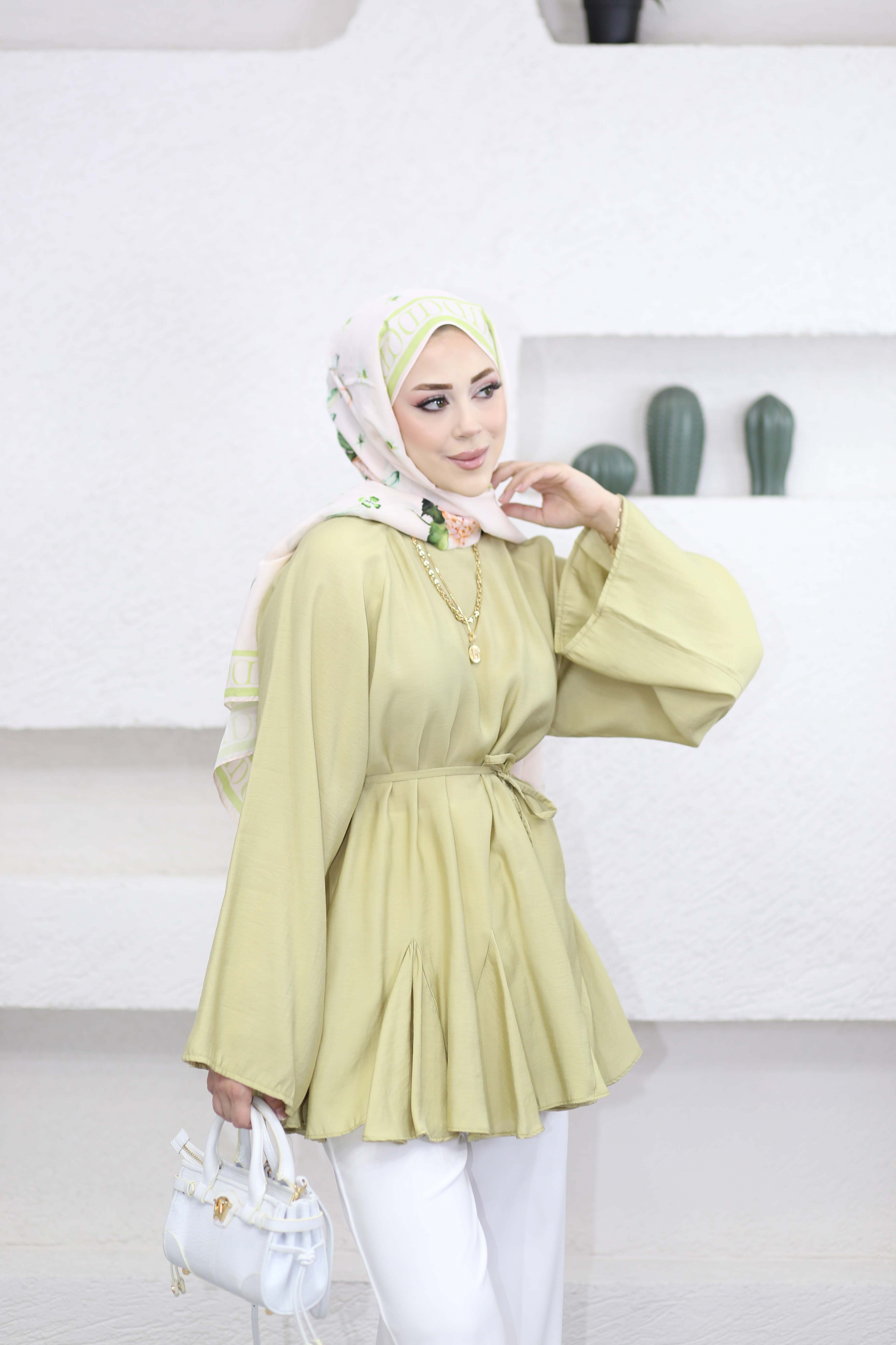 Maçro Gömlek Yağ Yeşili 24423