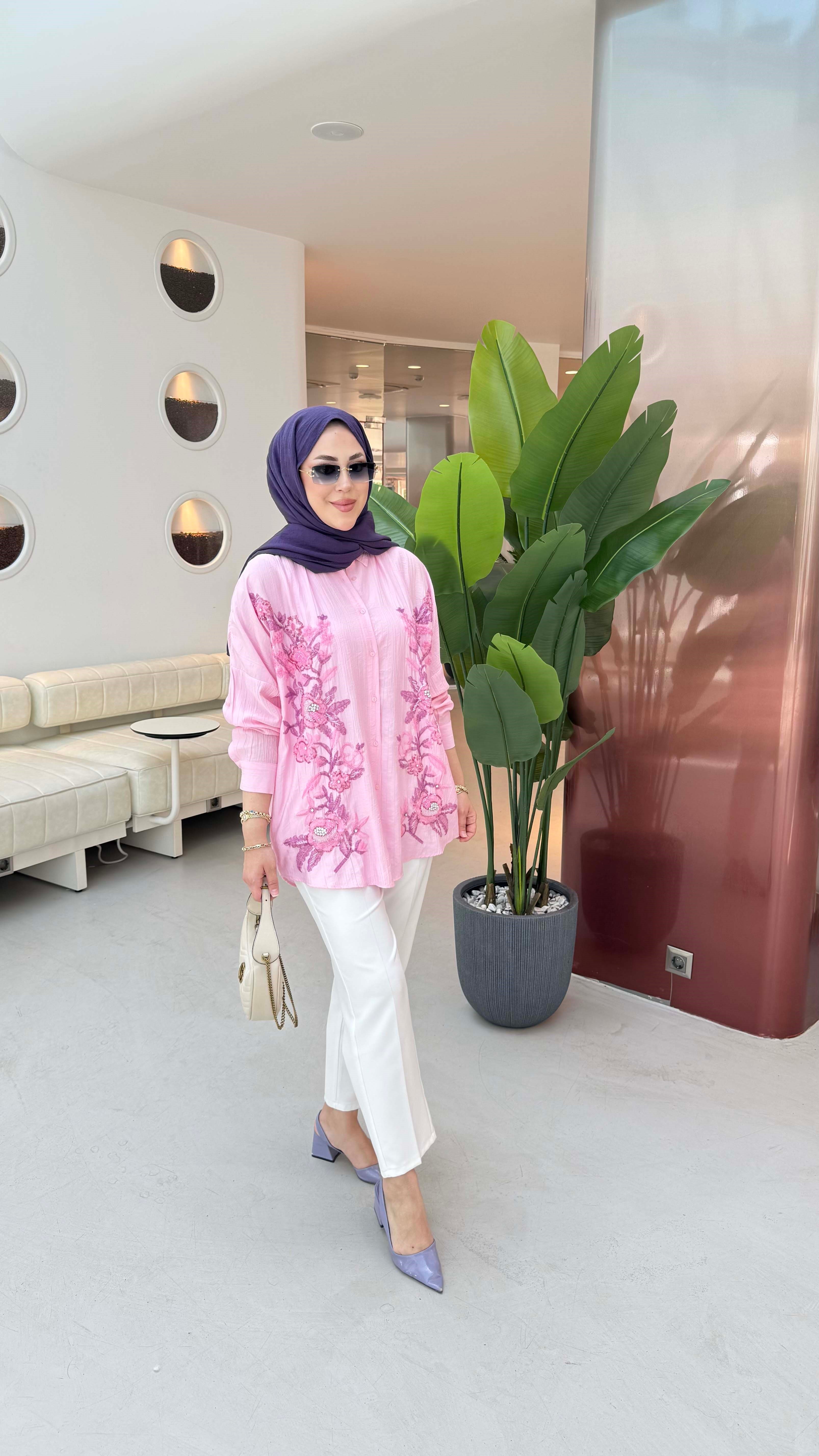 Mika Gömlek Pembe 5462