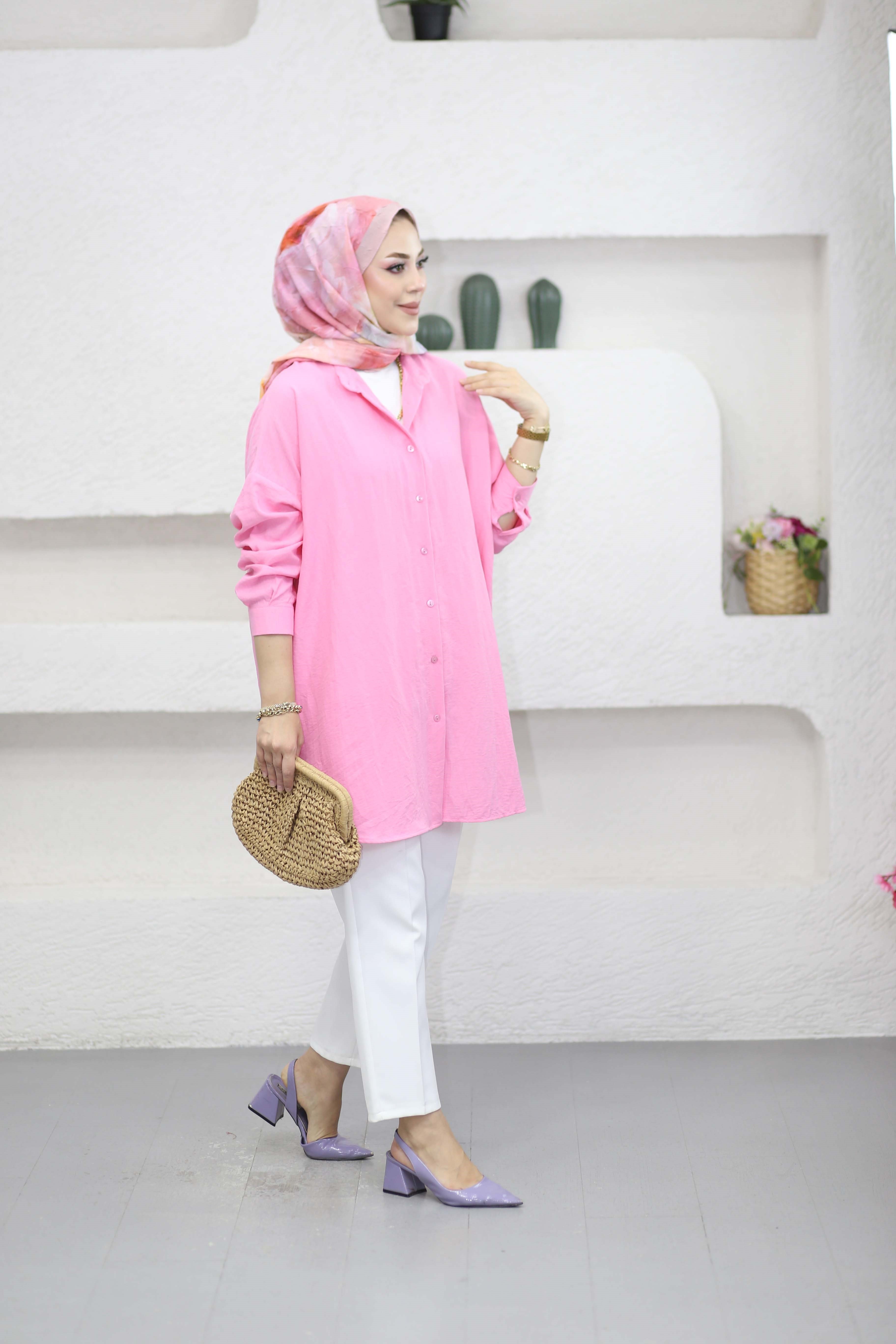 Ada Gömlek Pembe 4008